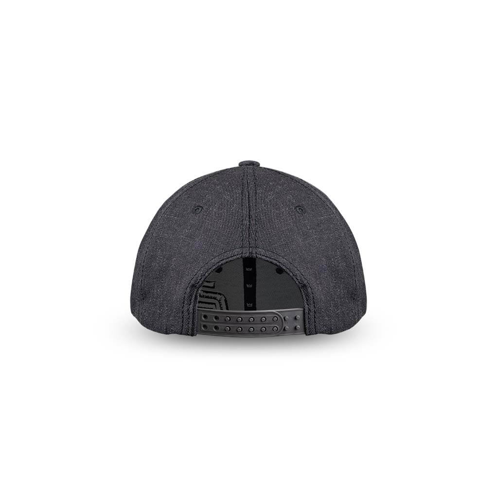 Charcoal Melange Curved Peak Snapback Cap