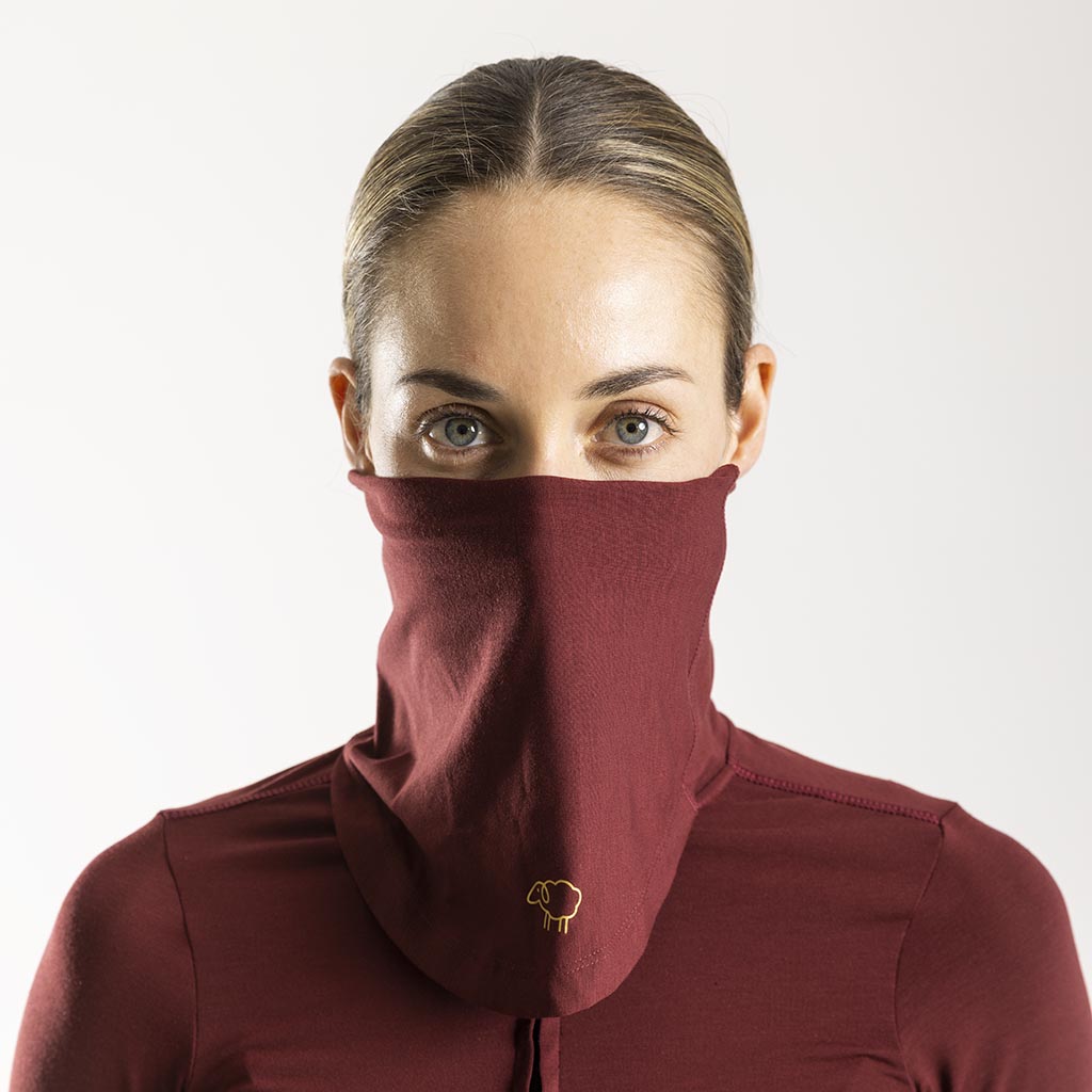 Merino Midweight Collar VitaTube (Bloodstone)