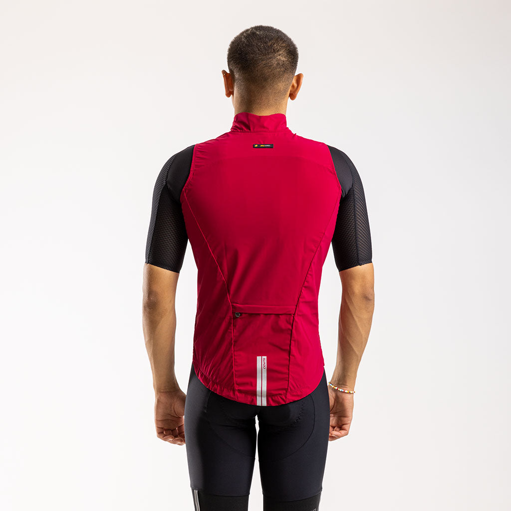 Men's Apex Lamina Gilet (Burgundy)