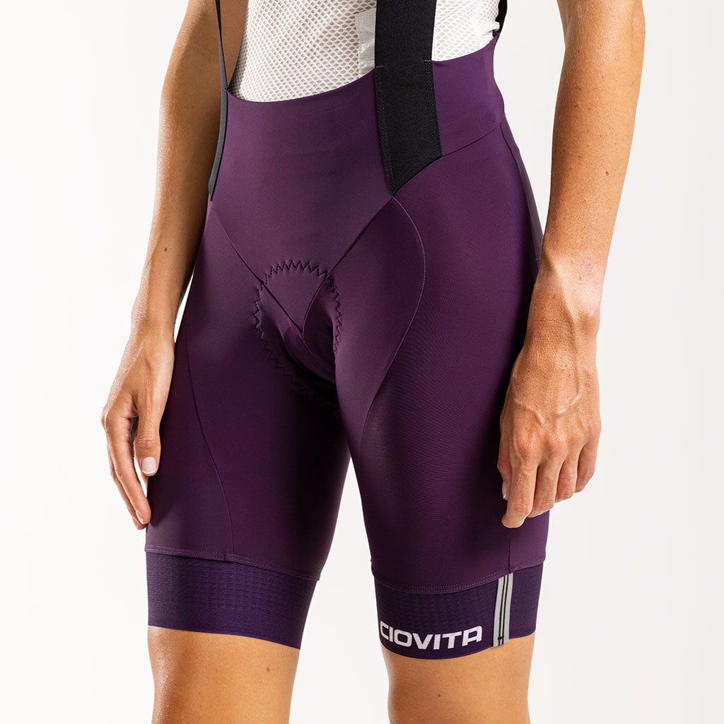 Women's Corsa Bib Shorts 2.0 (Plum)