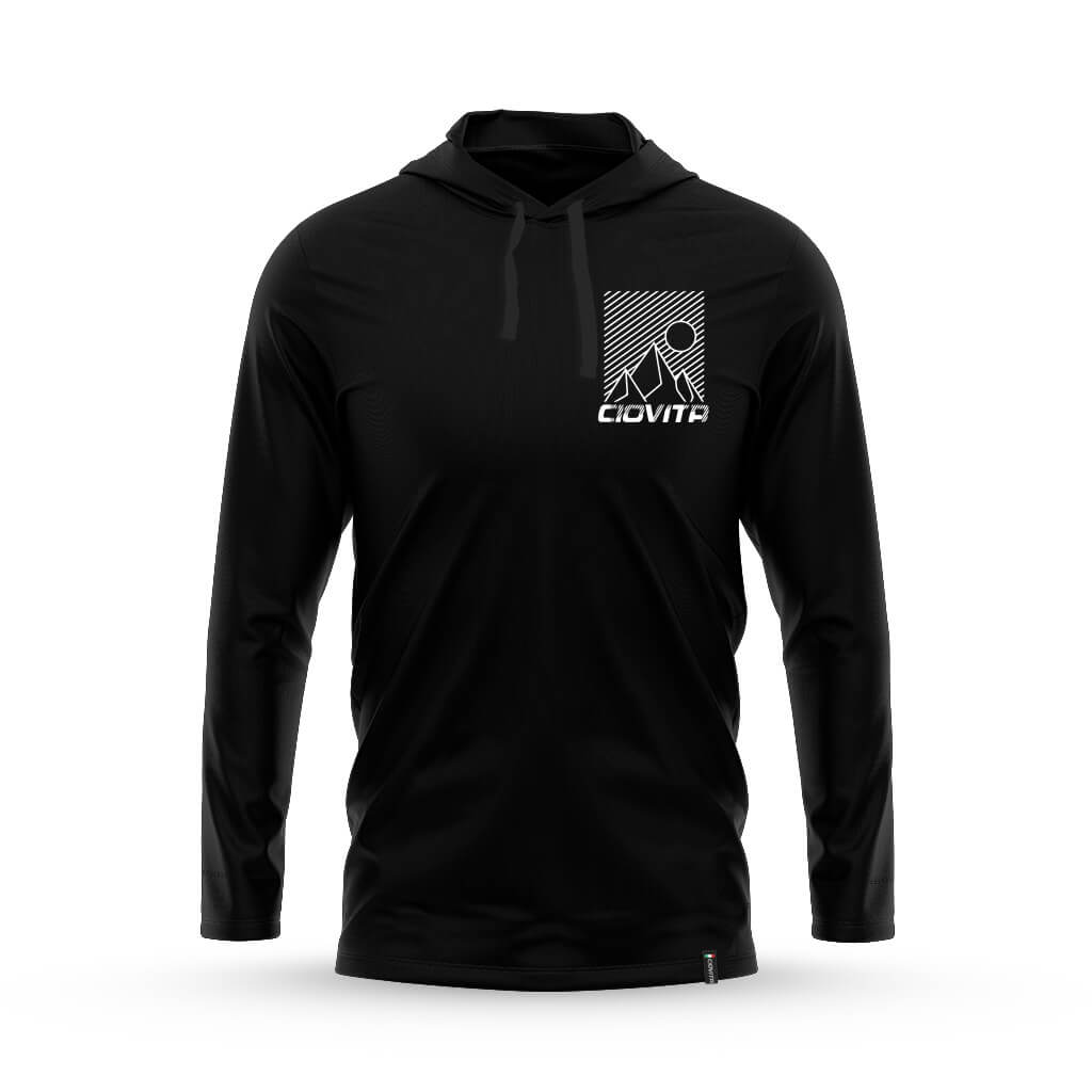 Unisex Trifecta Lightweight Hoodie (Black)