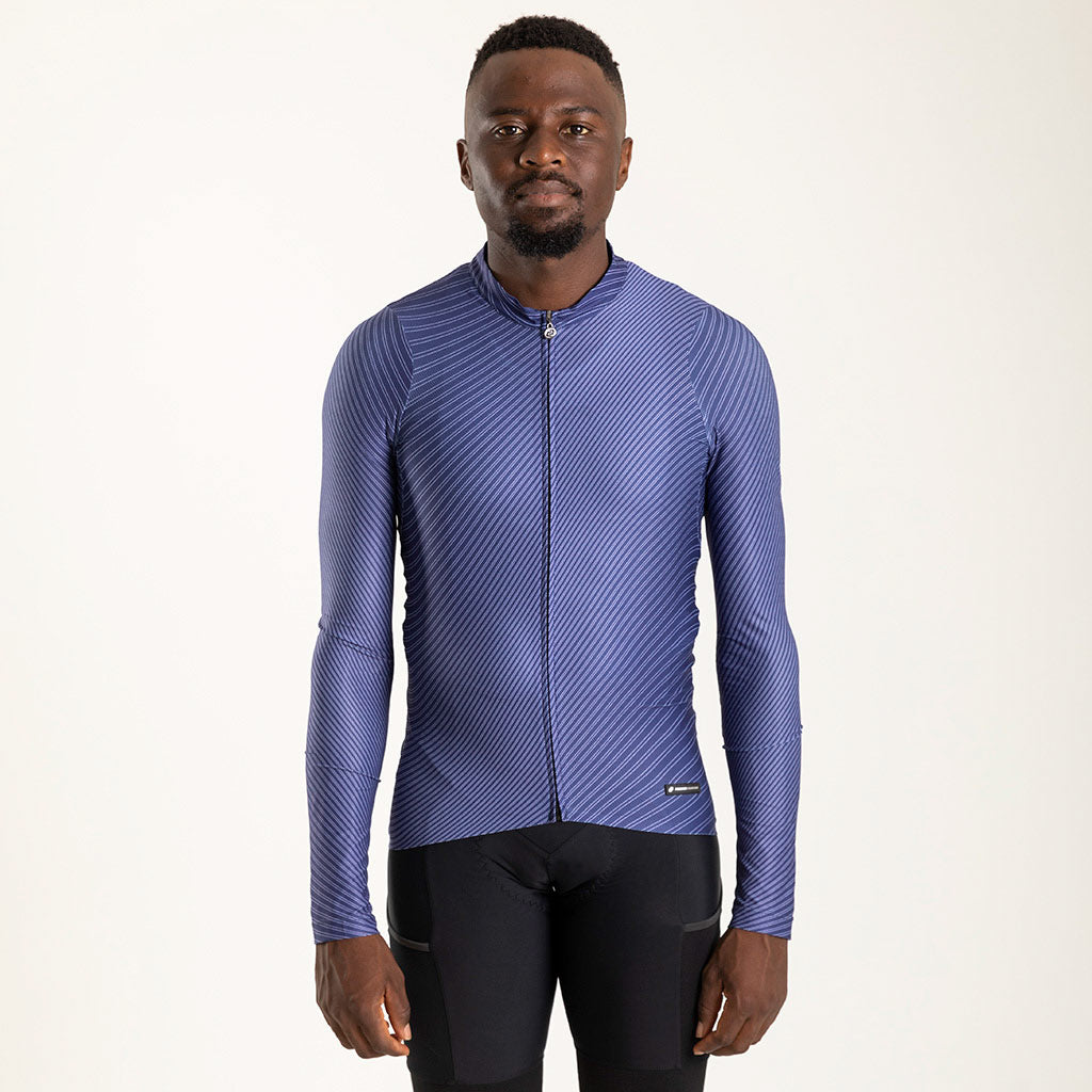 Men's Motion Long Sleeve Flyweight Jersey (Blue) – CIOVITA