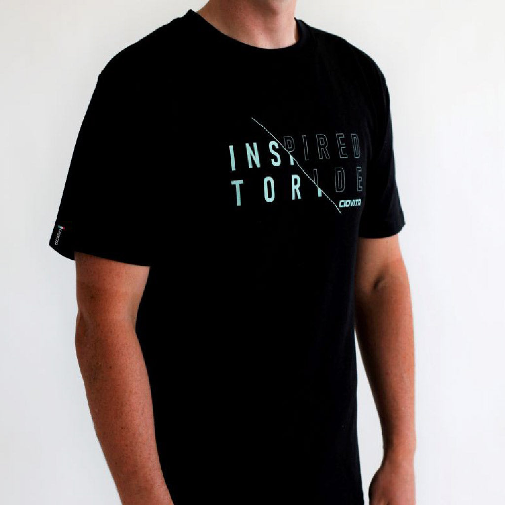 Men's Doppio Black Recycled T Shirt