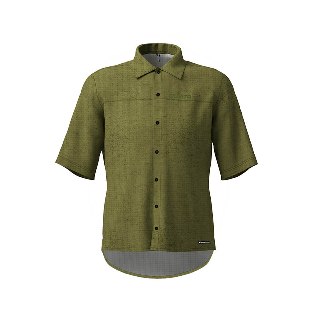 Men's Short Sleeve Adventure Shirt (Olive Melange)