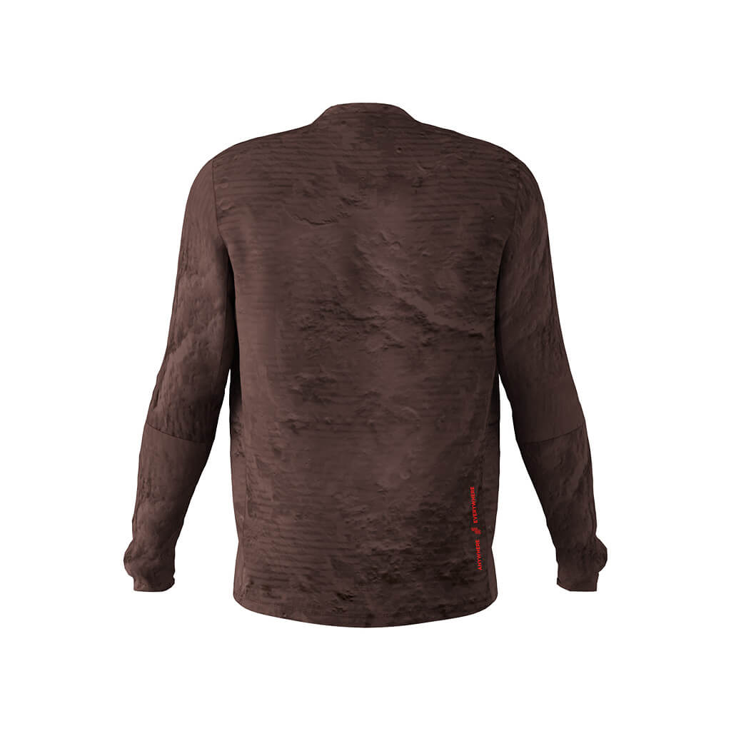 Men&#39;s AE Long Sleeve Trail Tee (Coffee)