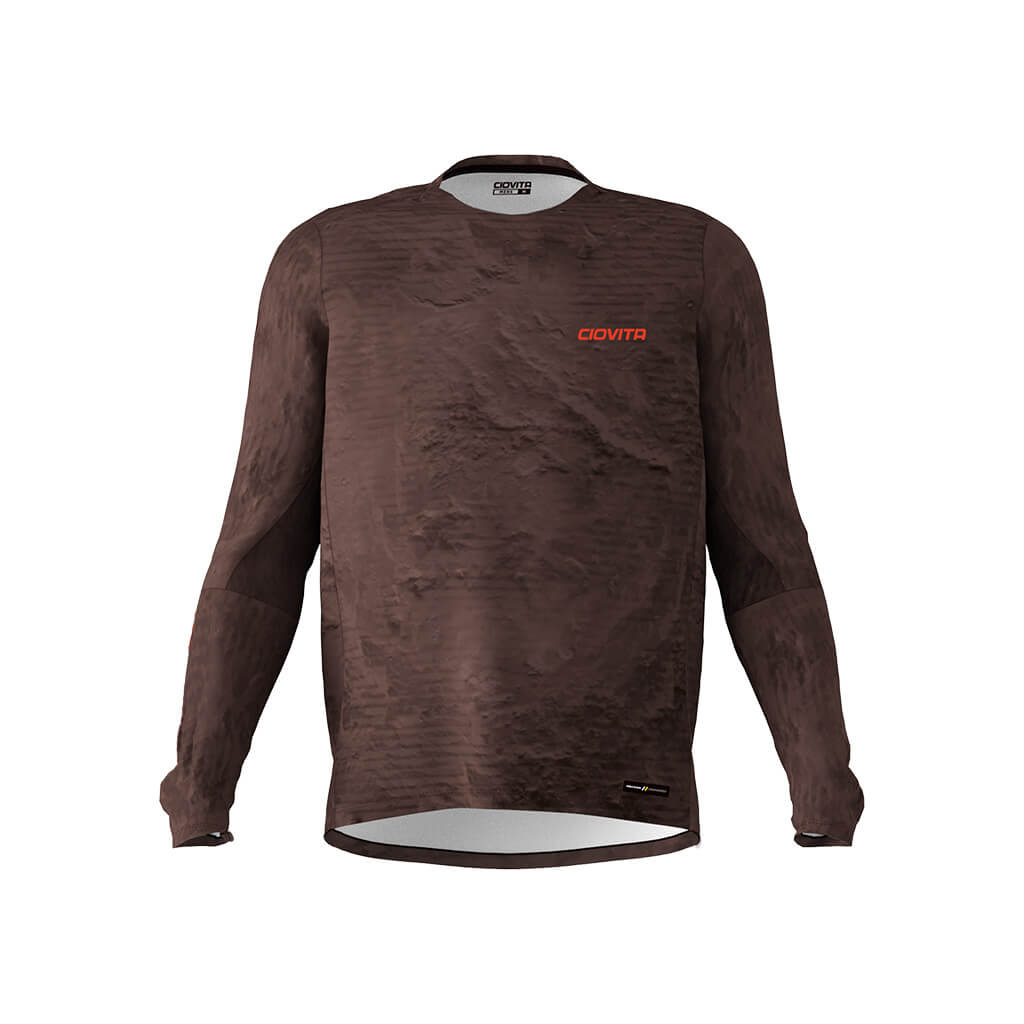 Men&#39;s AE Long Sleeve Trail Tee (Coffee)