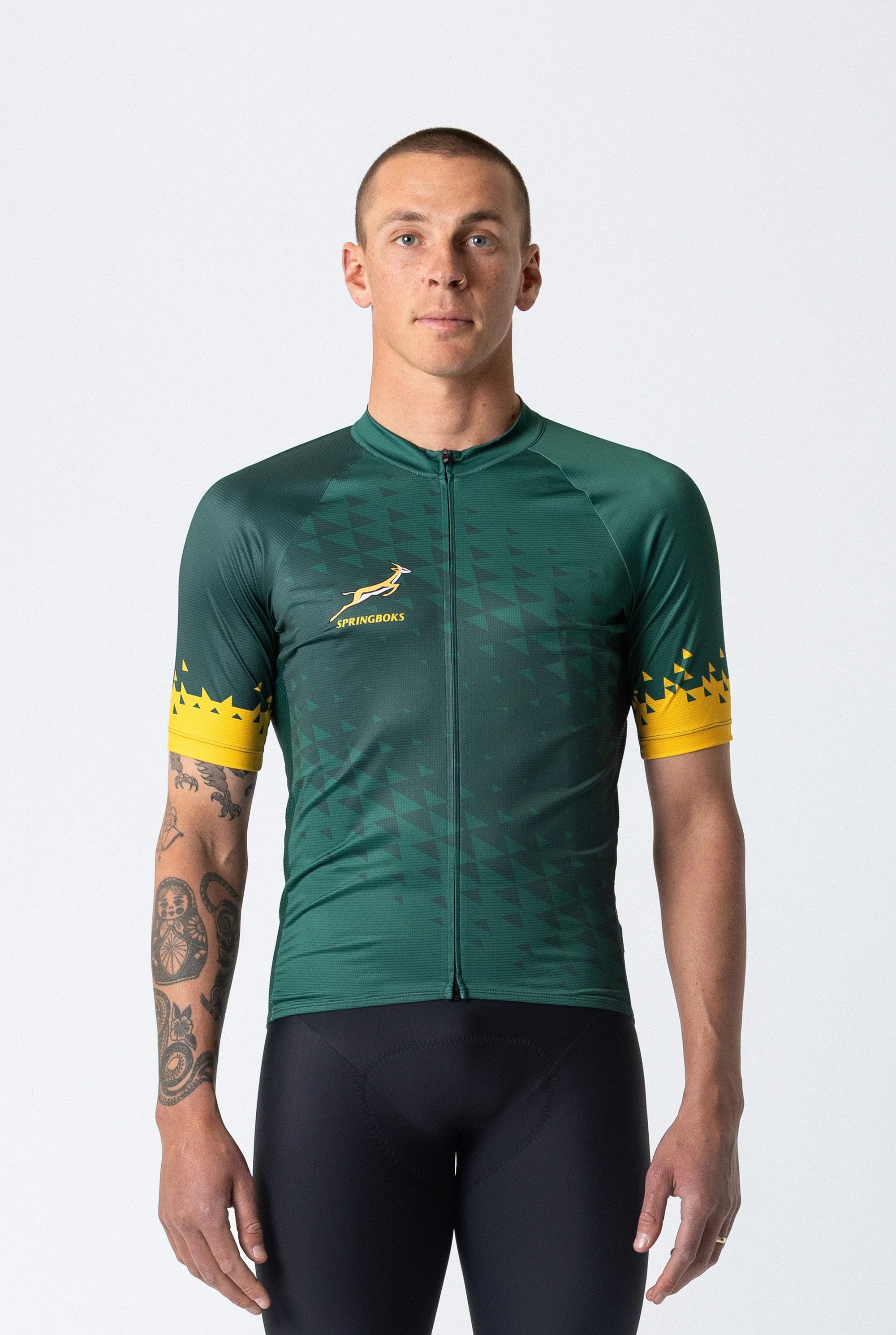 Men&#39;s Springboks Classic Fit Cycling Top