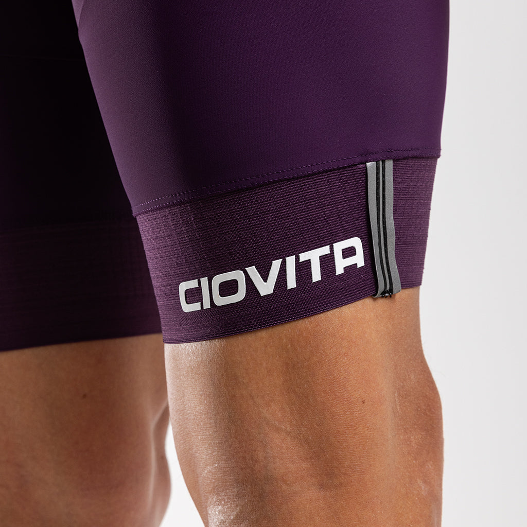 Men&#39;s Corsa Bib Shorts 2.0 (Plum)