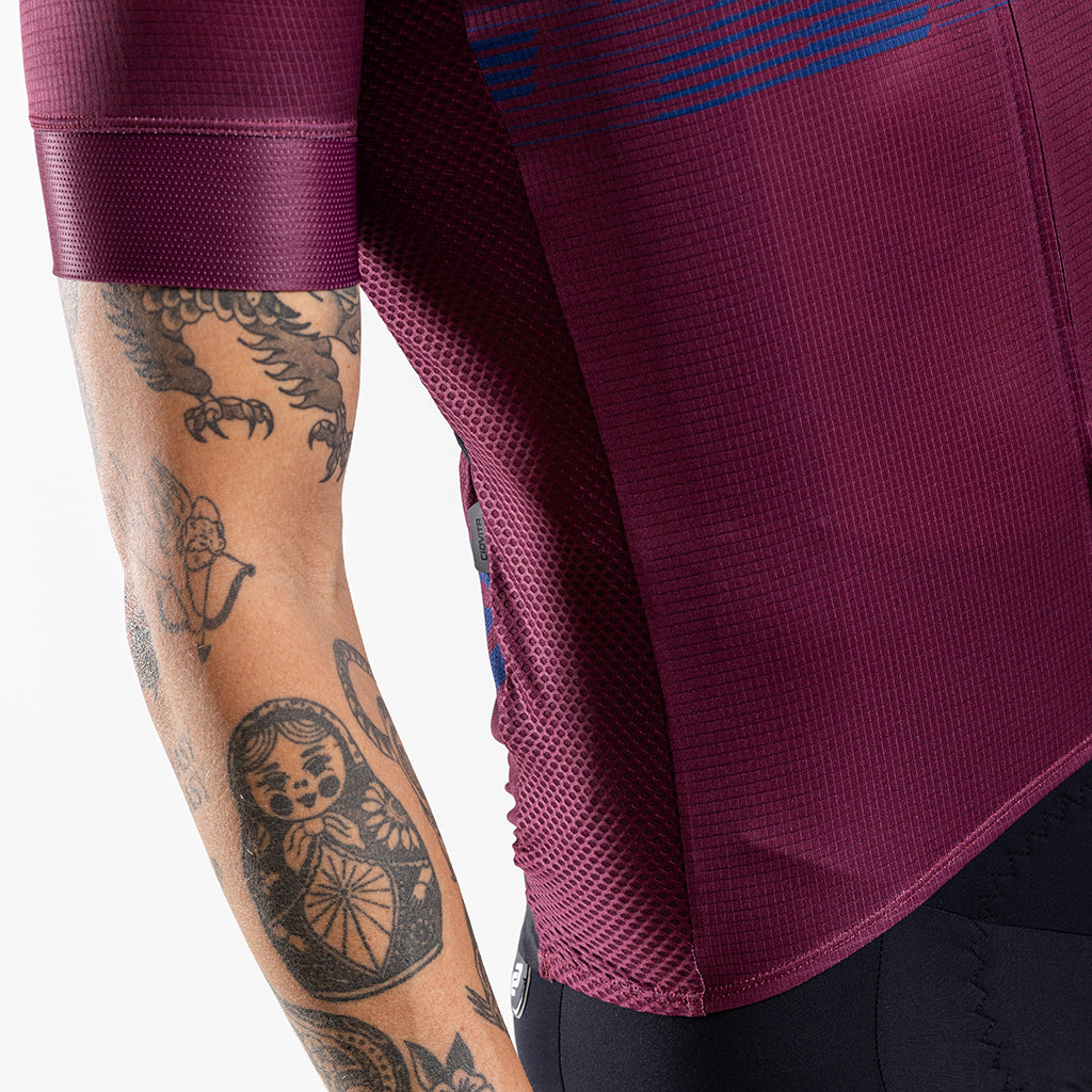 Men&#39;s Etape Sport Fit Jersey (Rhubarb)