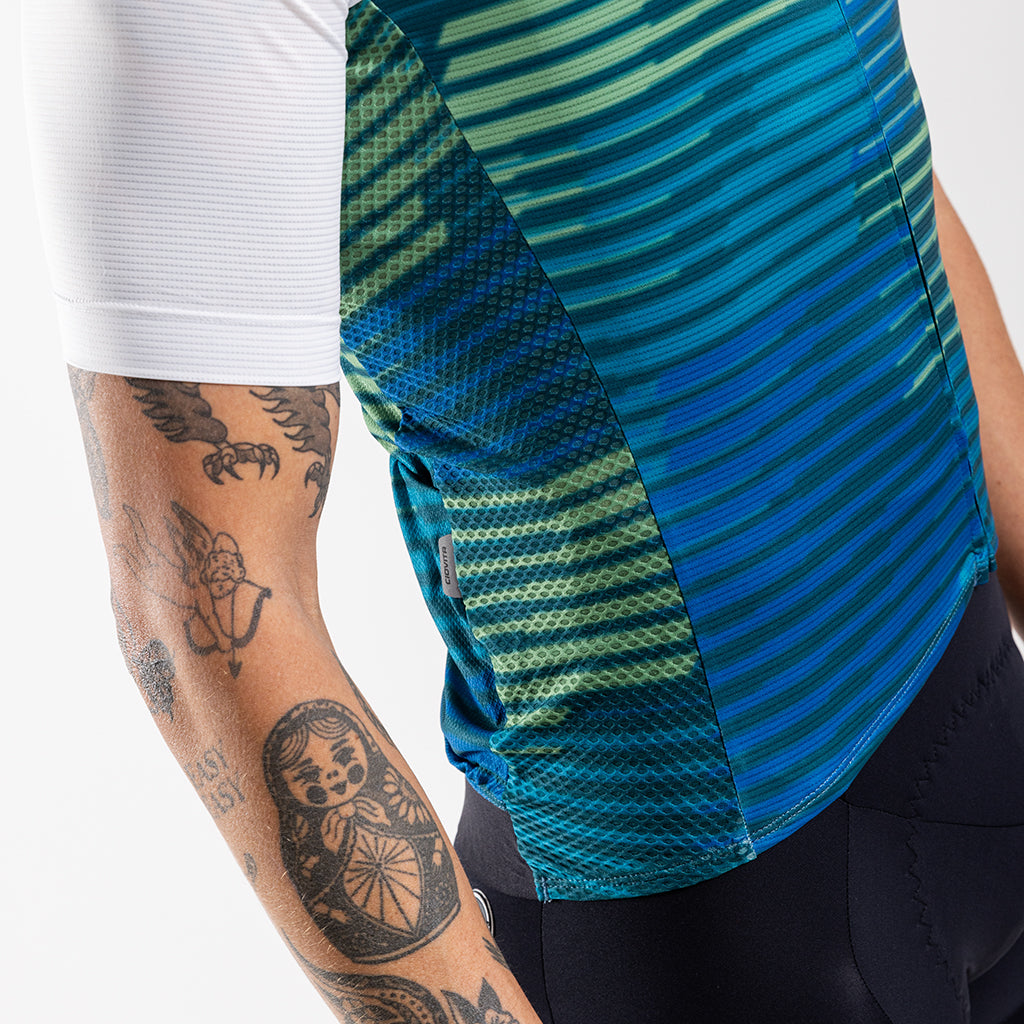 Men&#39;s Passo Corsa Classic Fit Jersey (Teal)