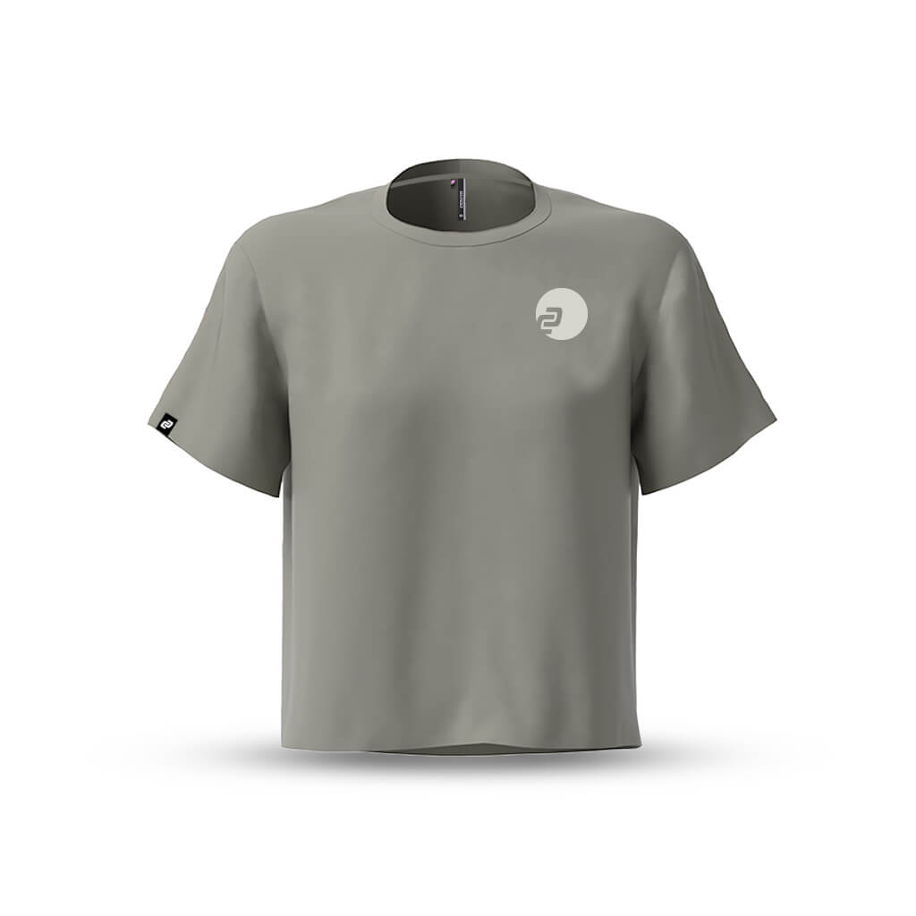 Women's Boxy Casual T Shirt (Stone)