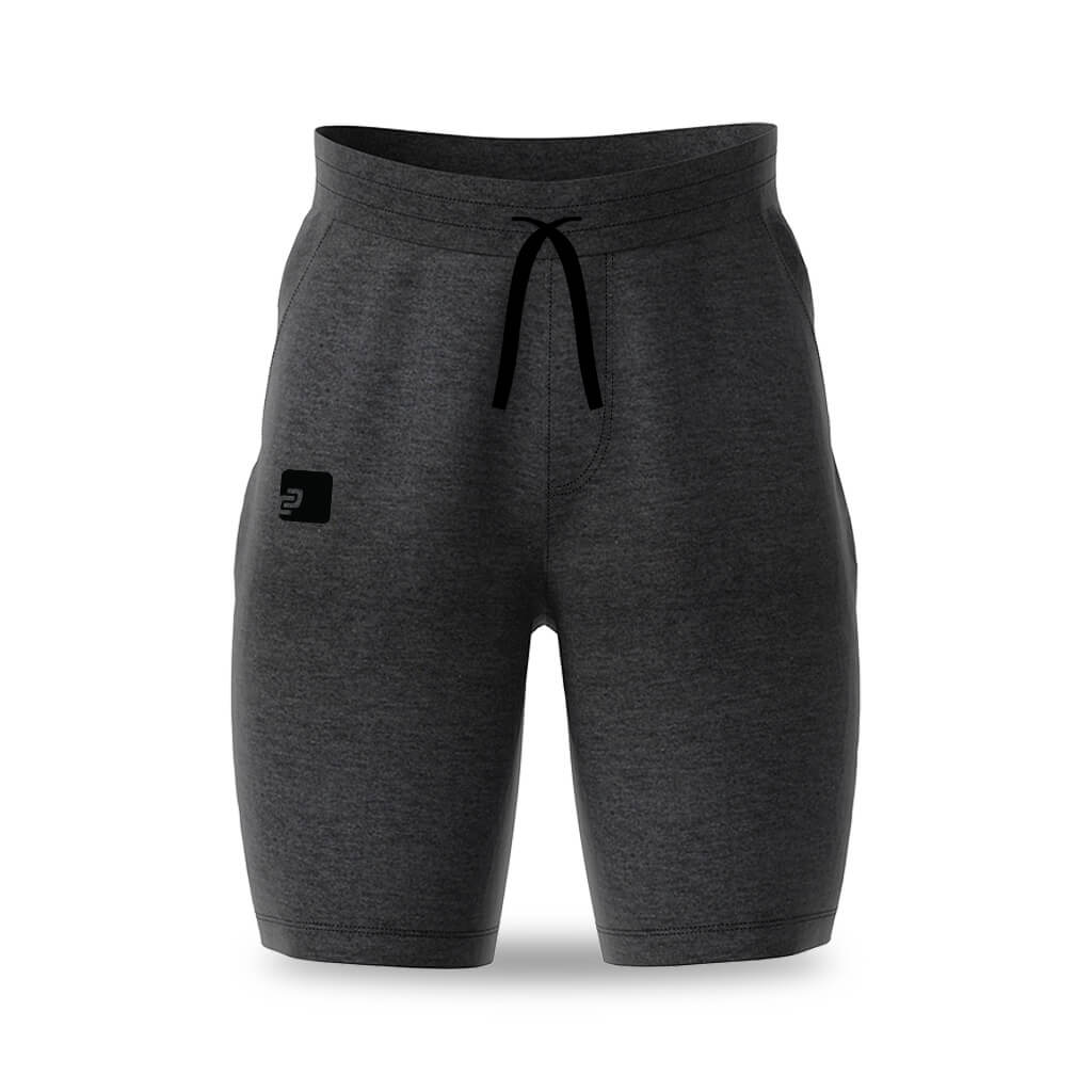 Mens Fleece Shorts (Charcoal Mélange)
