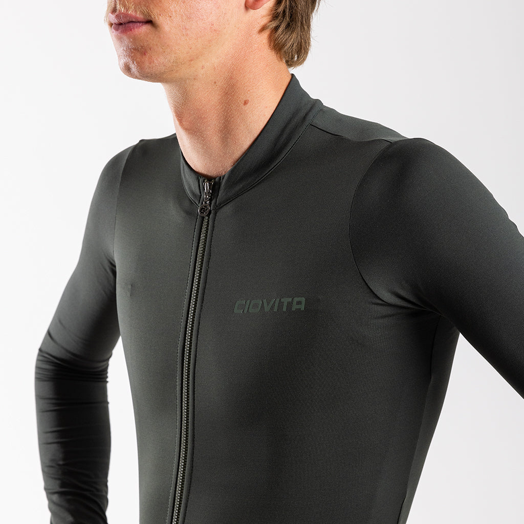 Men&#39;s Long Sleeve Thermal Jersey (Pine)