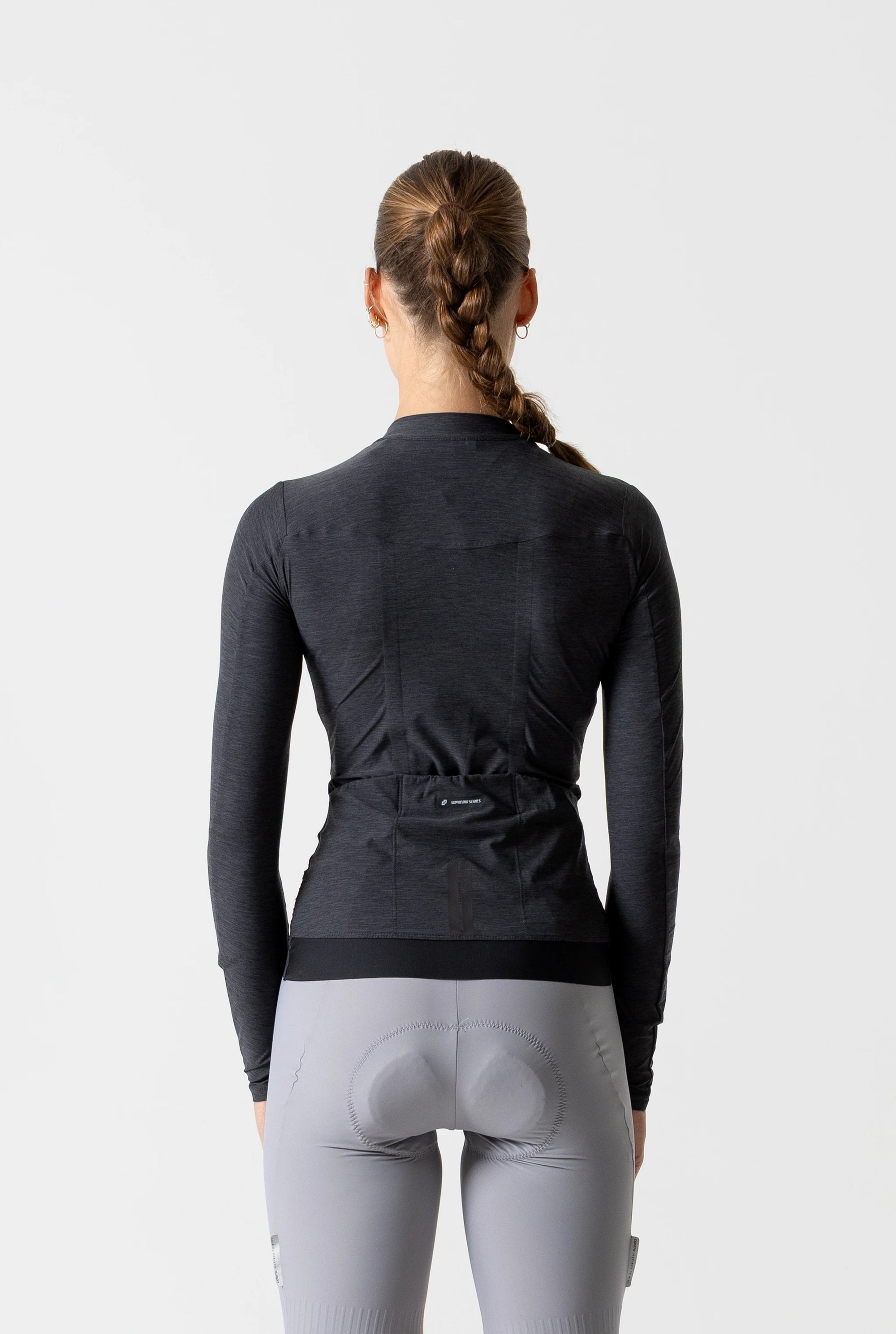 Women's Librio Long Sleeve Race Fit Jersey (Charcoal)