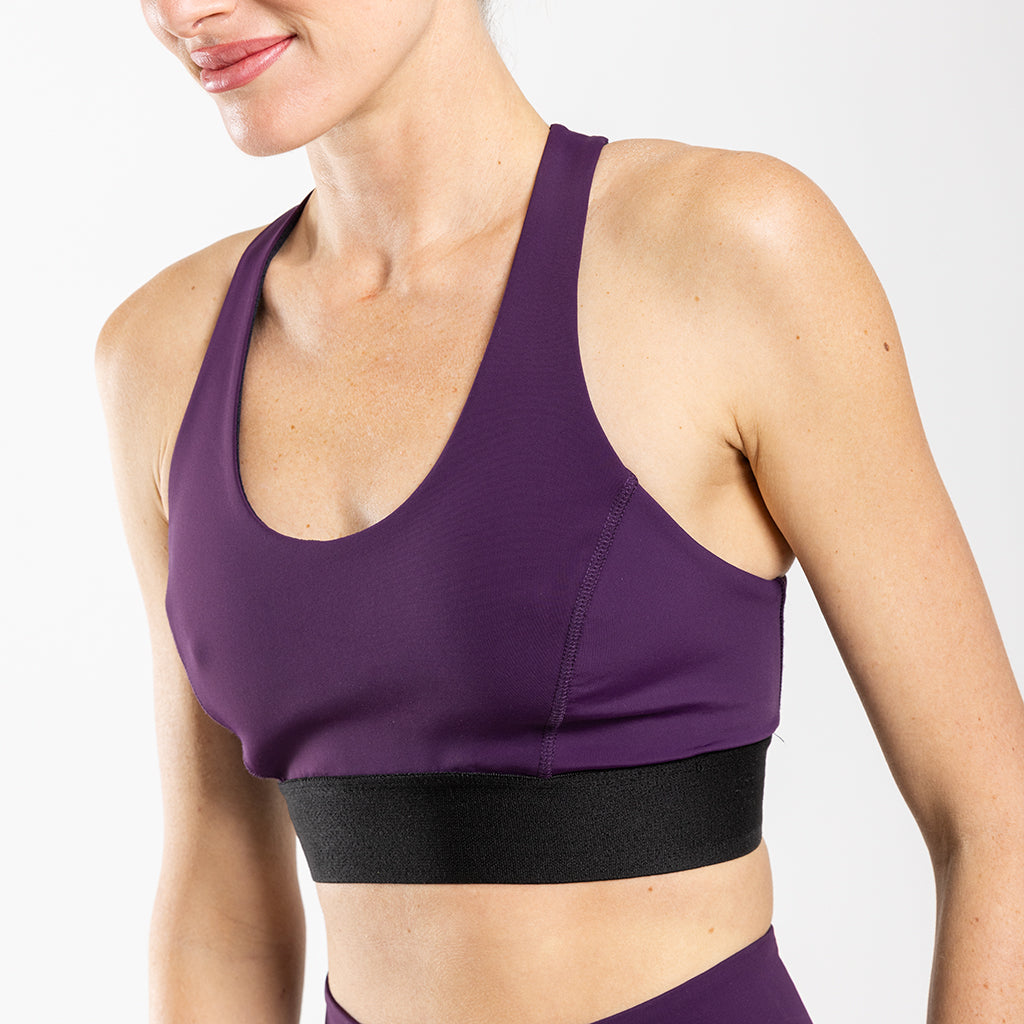 Women&#39;s Librio Adjustable Sports Bra (Plum)