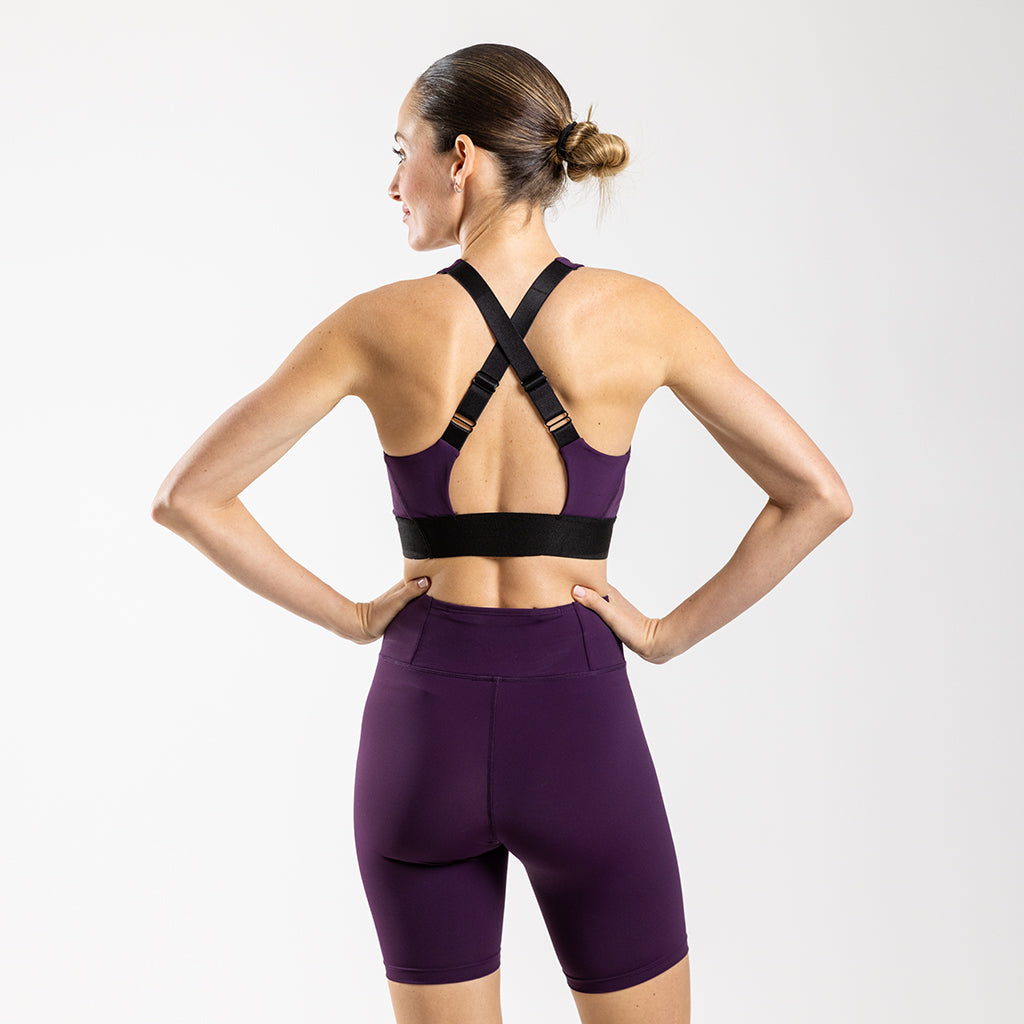 Women&#39;s Librio Adjustable Sports Bra (Plum)