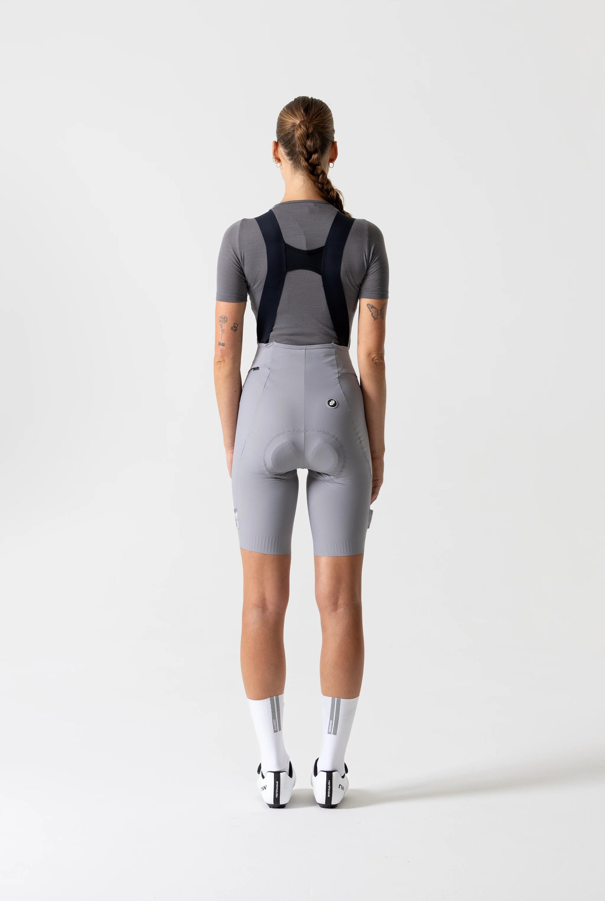 Women's Supremo Pace Bib Shorts 2.0 (Grey)