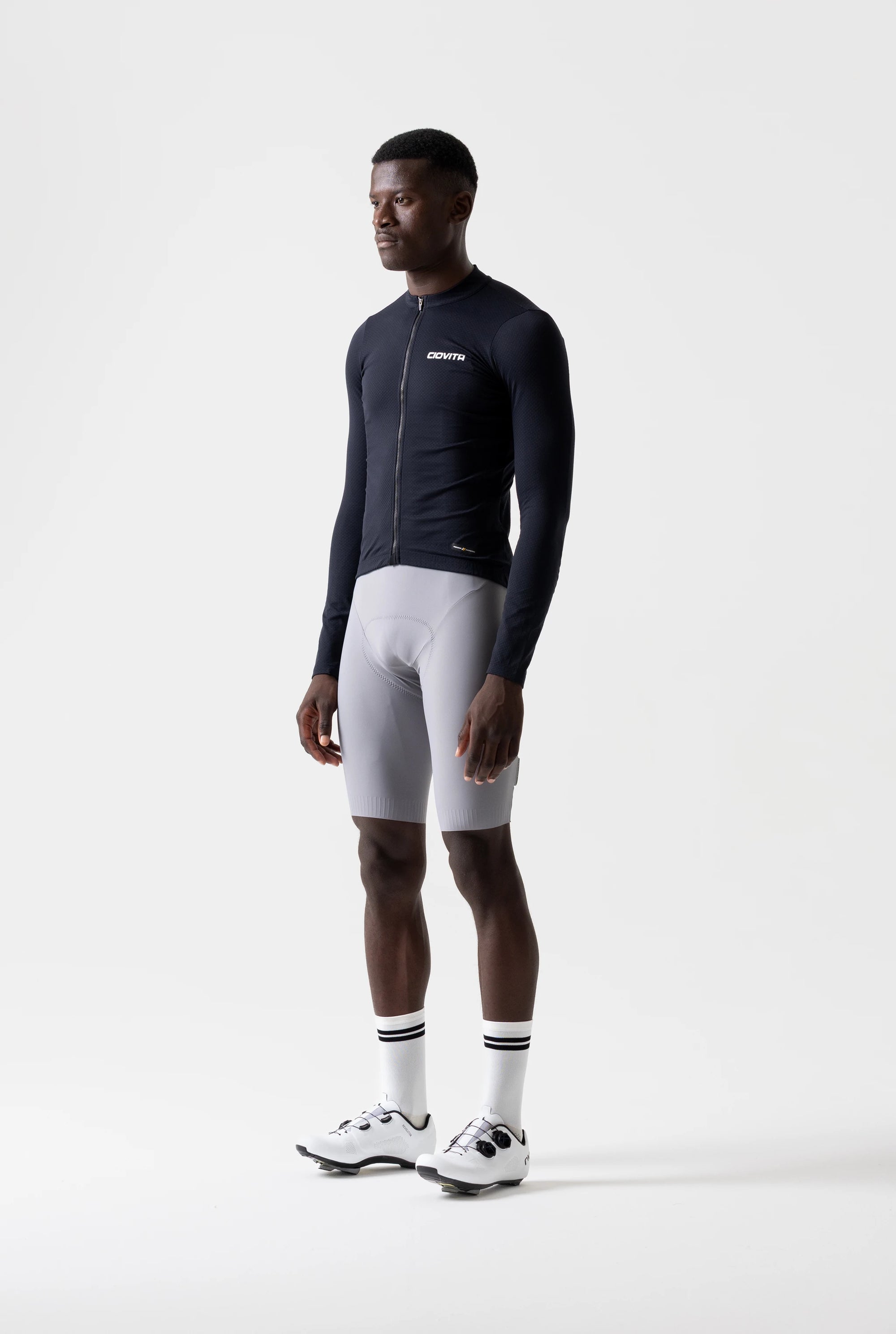 Men's Long Sleeve Thermal Jersey (Black)