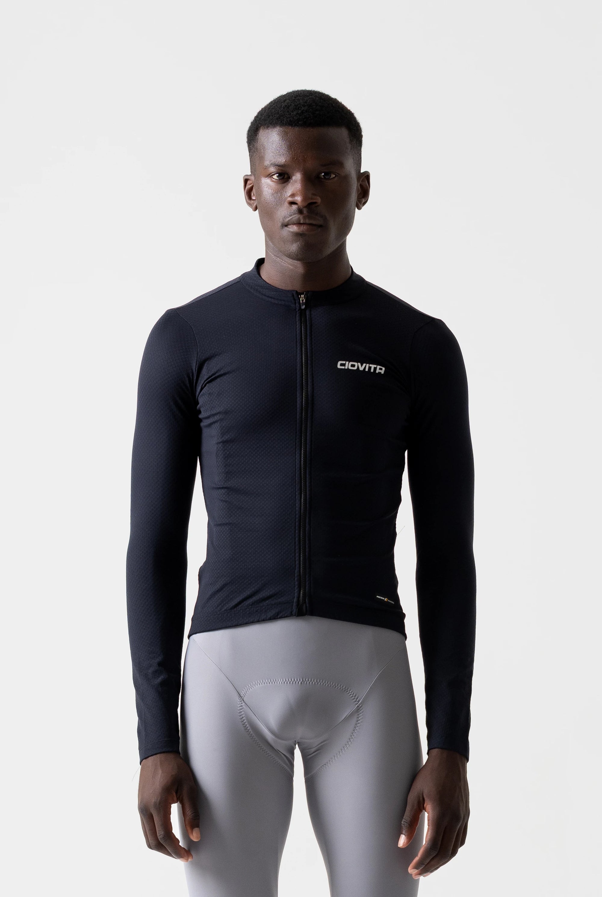 Men's Long Sleeve Thermal Jersey (Black)