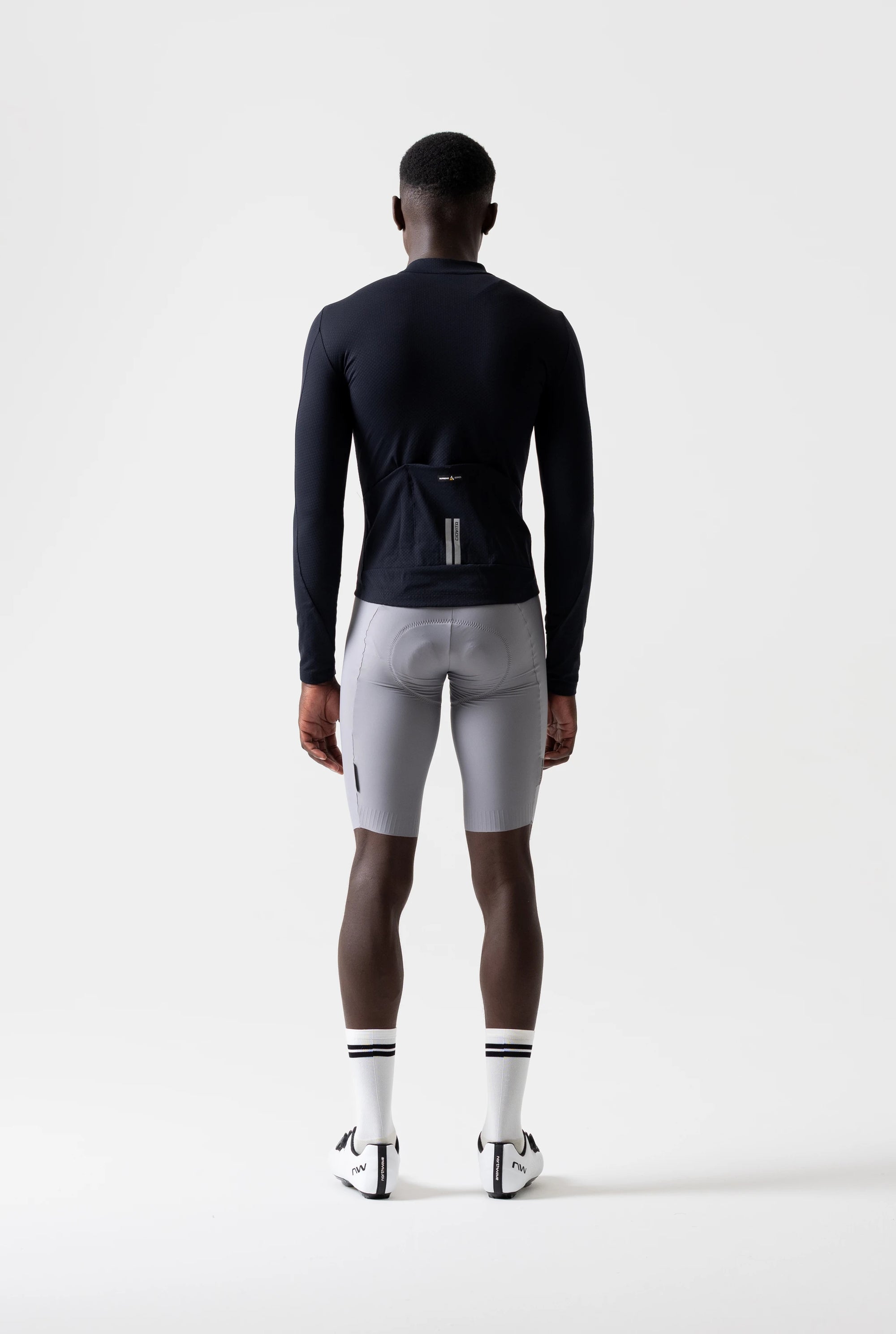 Men's Long Sleeve Thermal Jersey (Black)