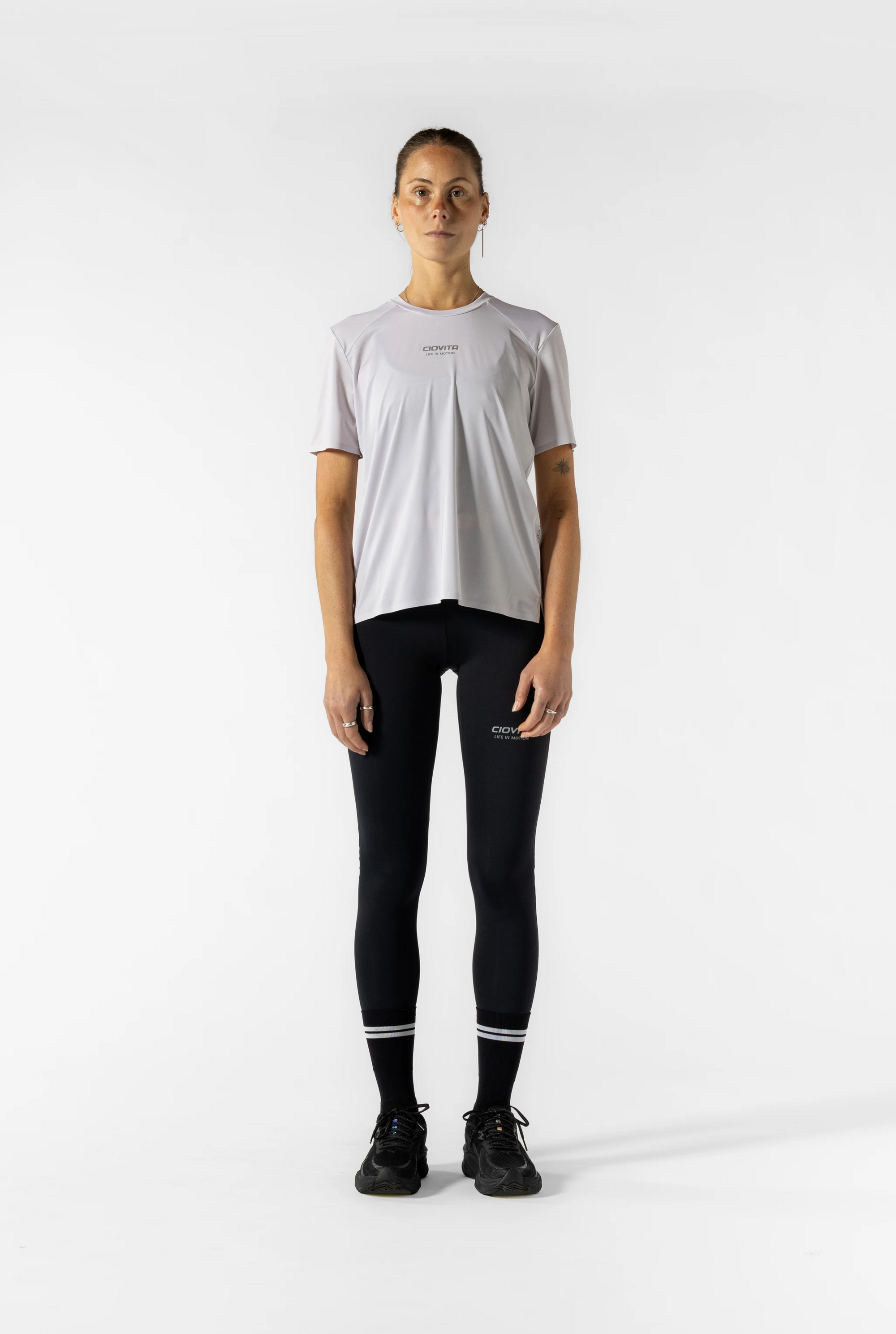 Women's Short Sleeve Tech Tee (Stone Grey)