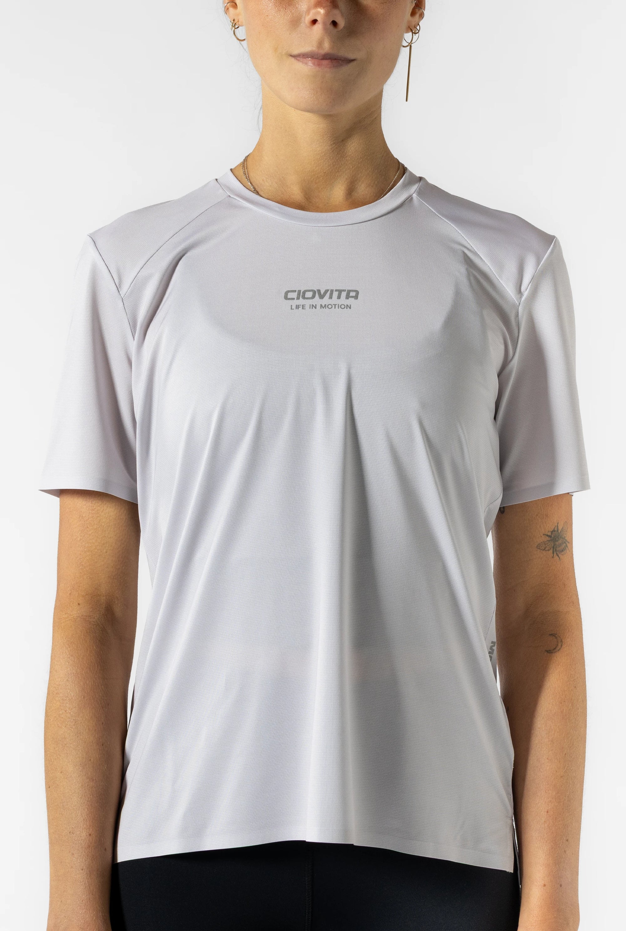 Women's Short Sleeve Tech Tee (Stone Grey)