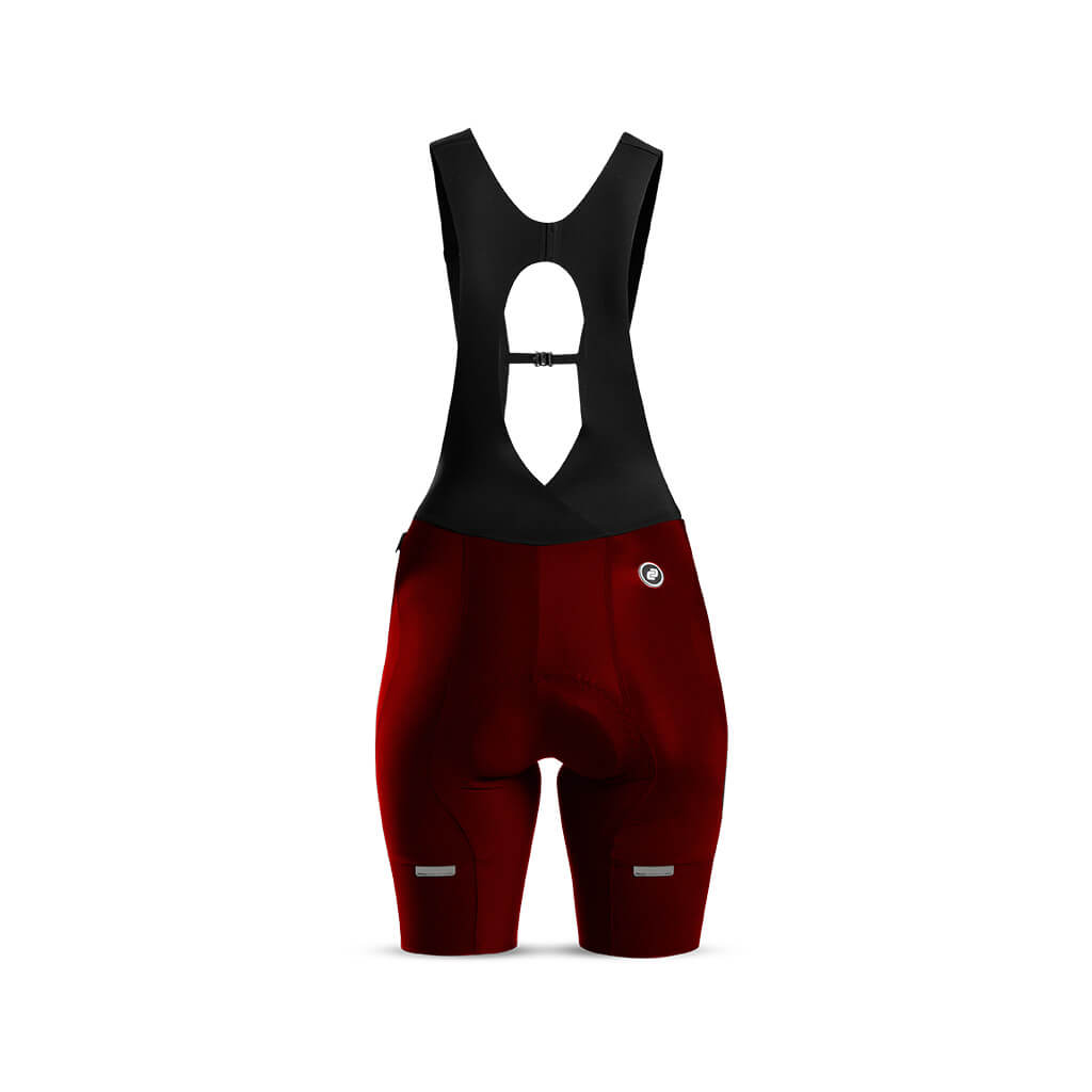 Women&#39;s Supremo Pace Bib Shorts (Red)