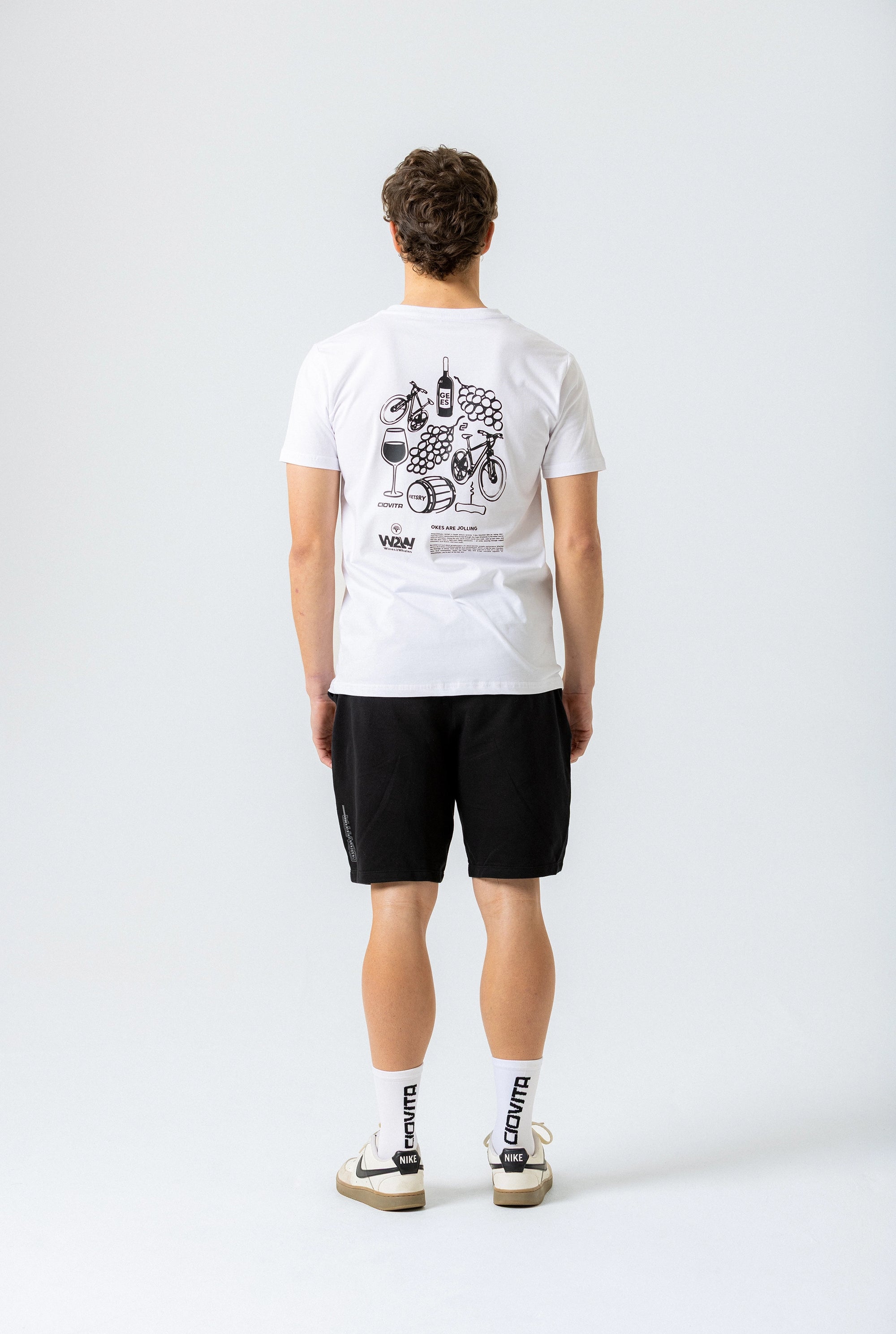 Men&#39;s FNB Wines2Whales T Shirt (White)