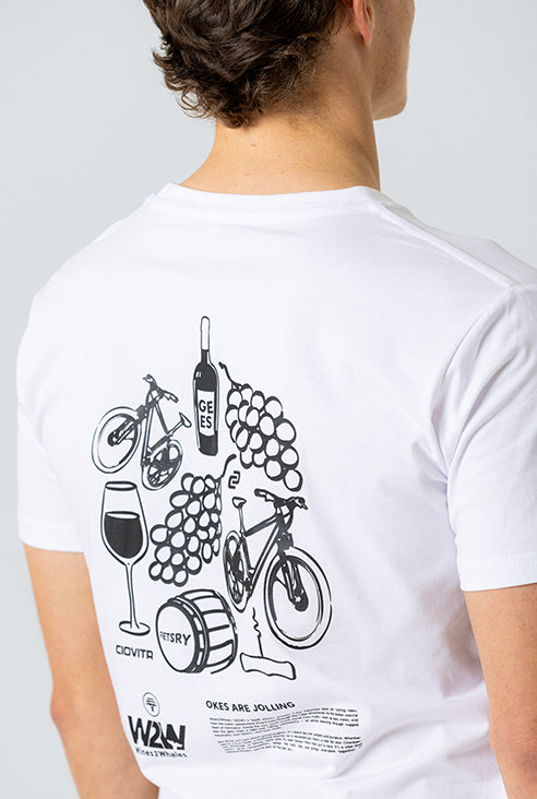 Men&#39;s FNB Wines2Whales T Shirt (White)