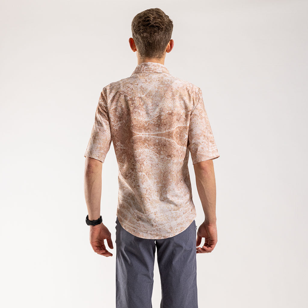 Men&#39;s Short Sleeve Adventure Shirt (Sand Storm)