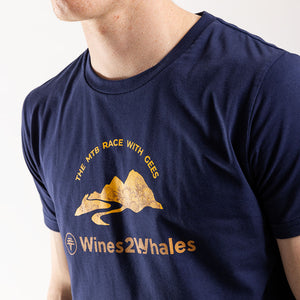 Men's FNB Wines2Whales 2023 T Shirt (Navy)