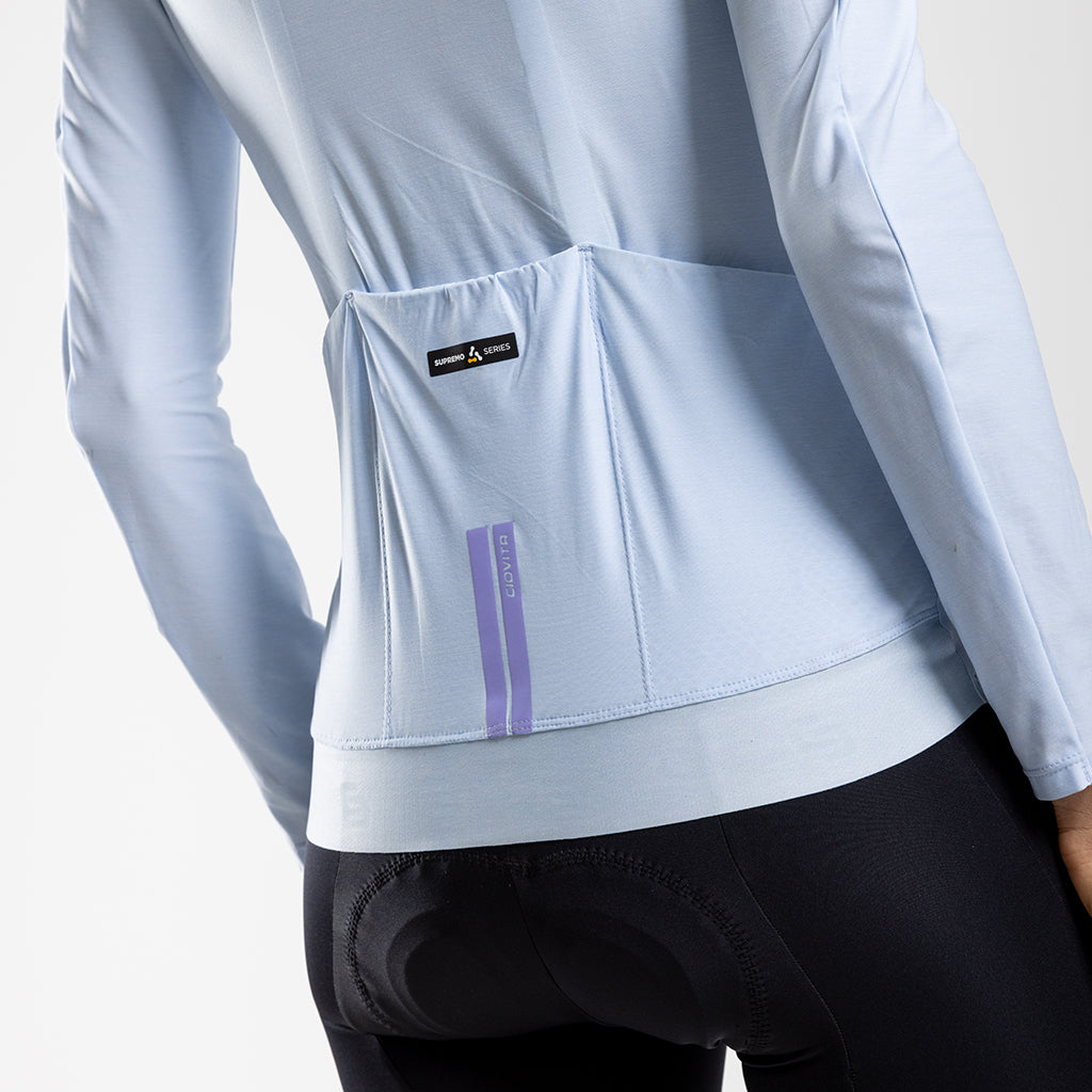 Women&#39;s Librio Long Sleeve Race Fit Jersey (Ice)