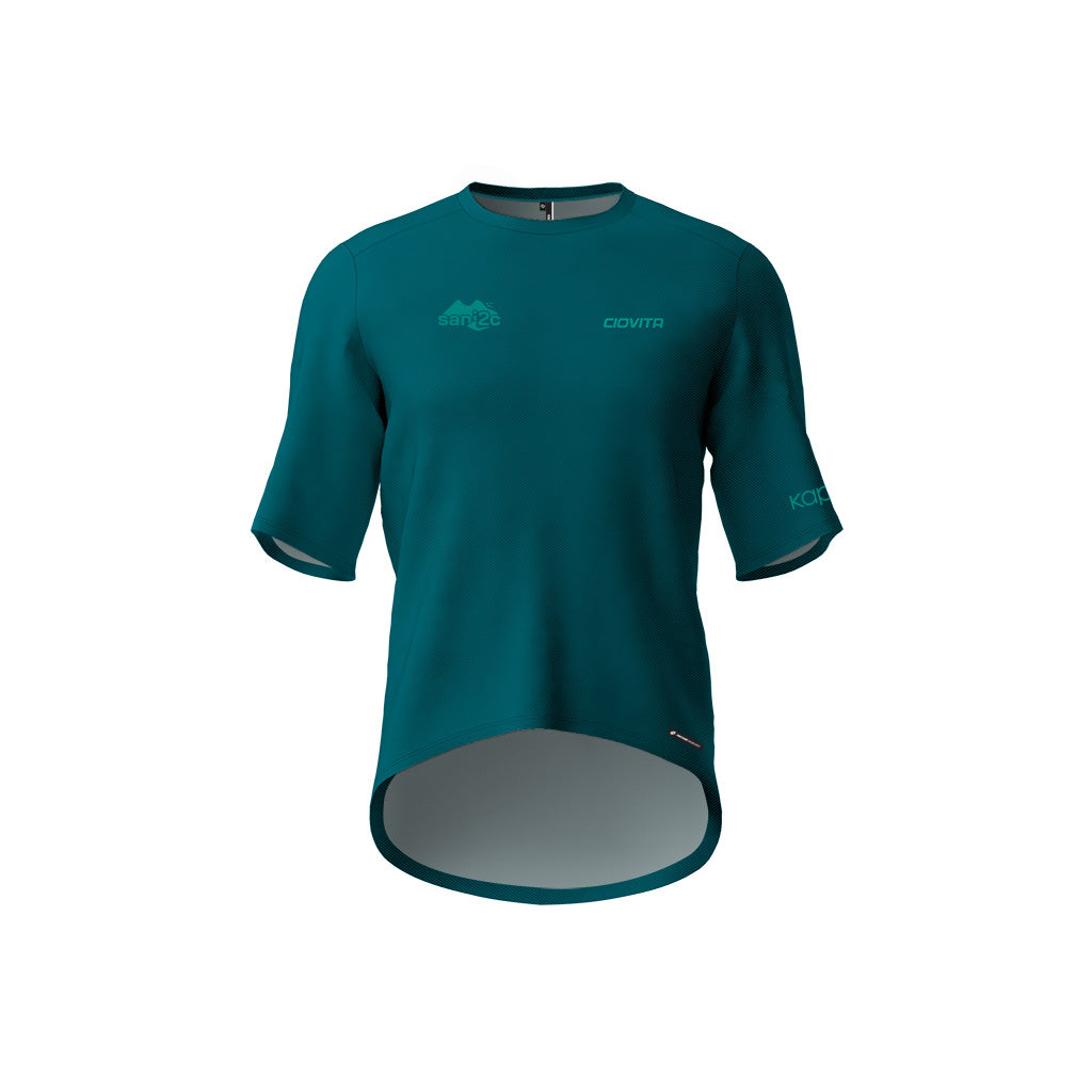 Men&#39;s Sani2c 2024 Short Sleeve Trail Tee (Lake)