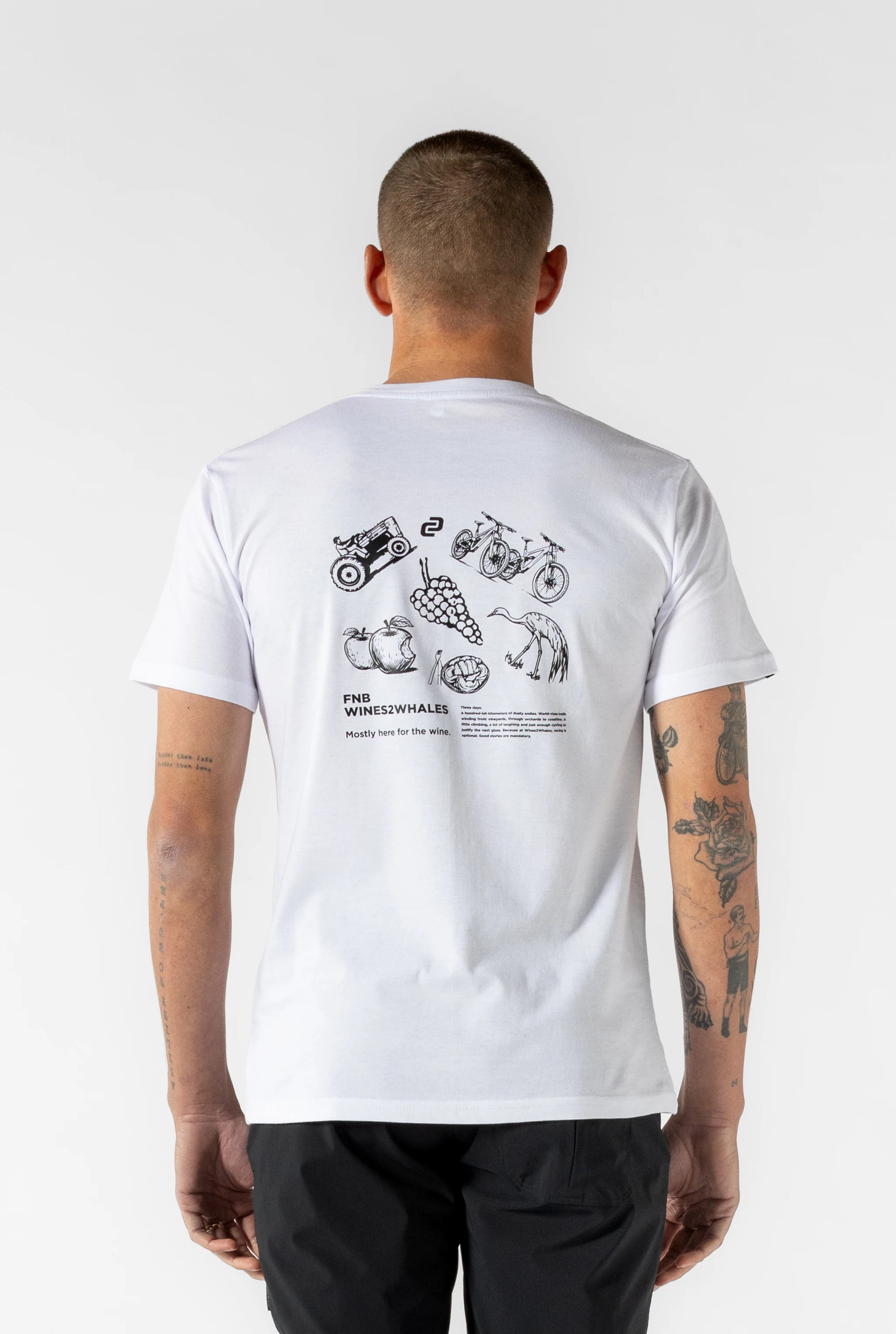 Men's FNB Wines2Whales T Shirt (White)