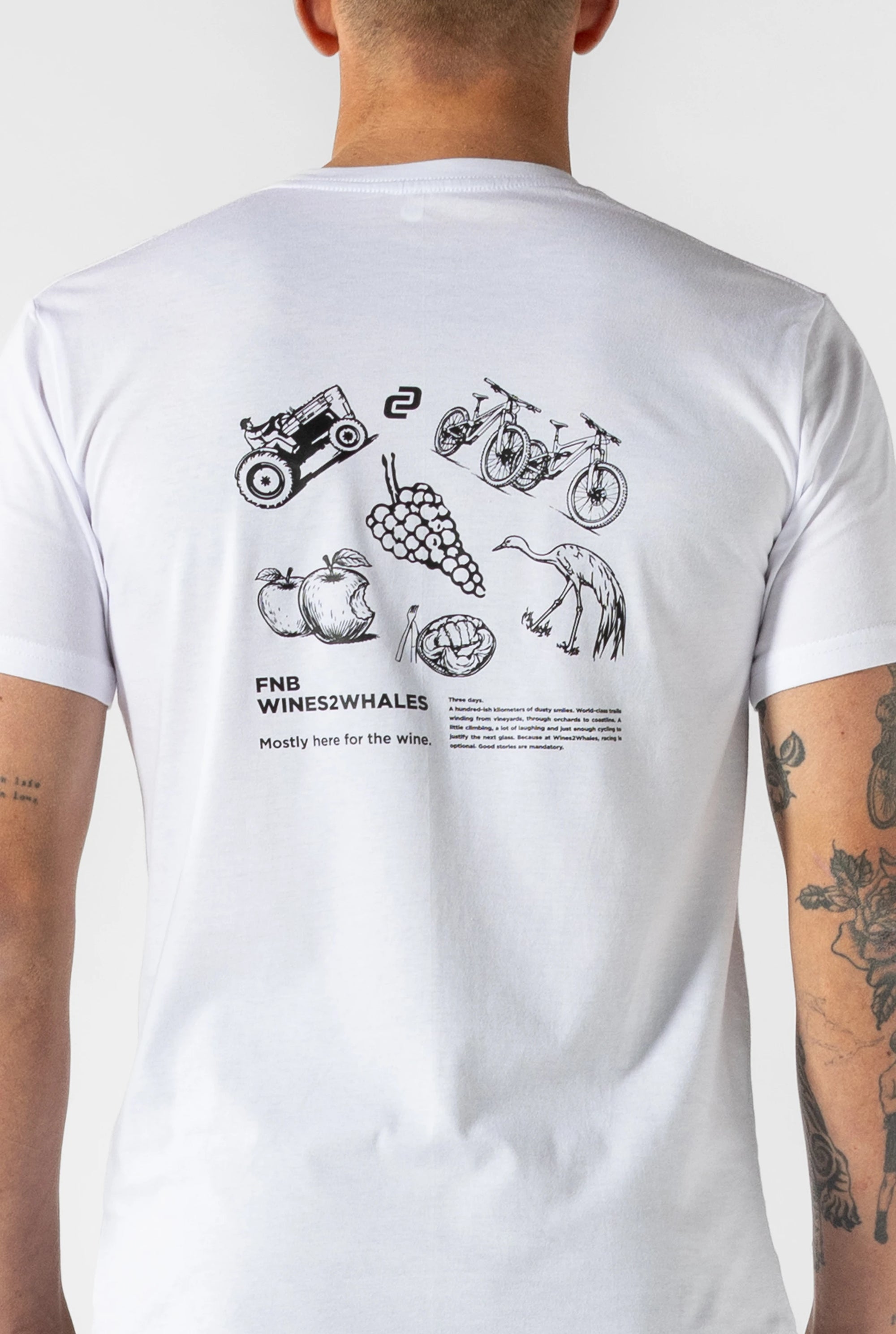 Men's FNB Wines2Whales T Shirt (White)