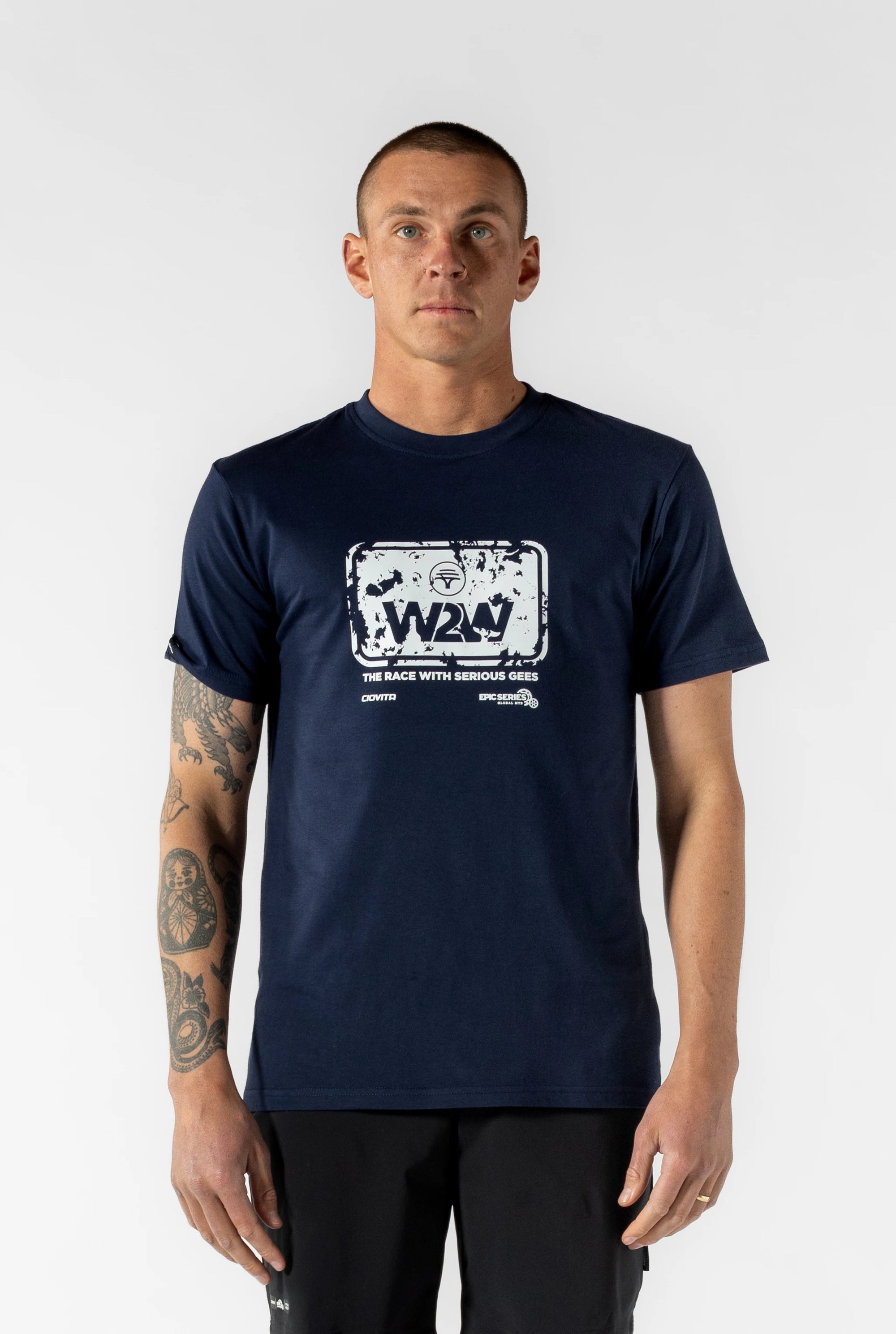 Men's FNB Wines2Whales T Shirt (Navy)