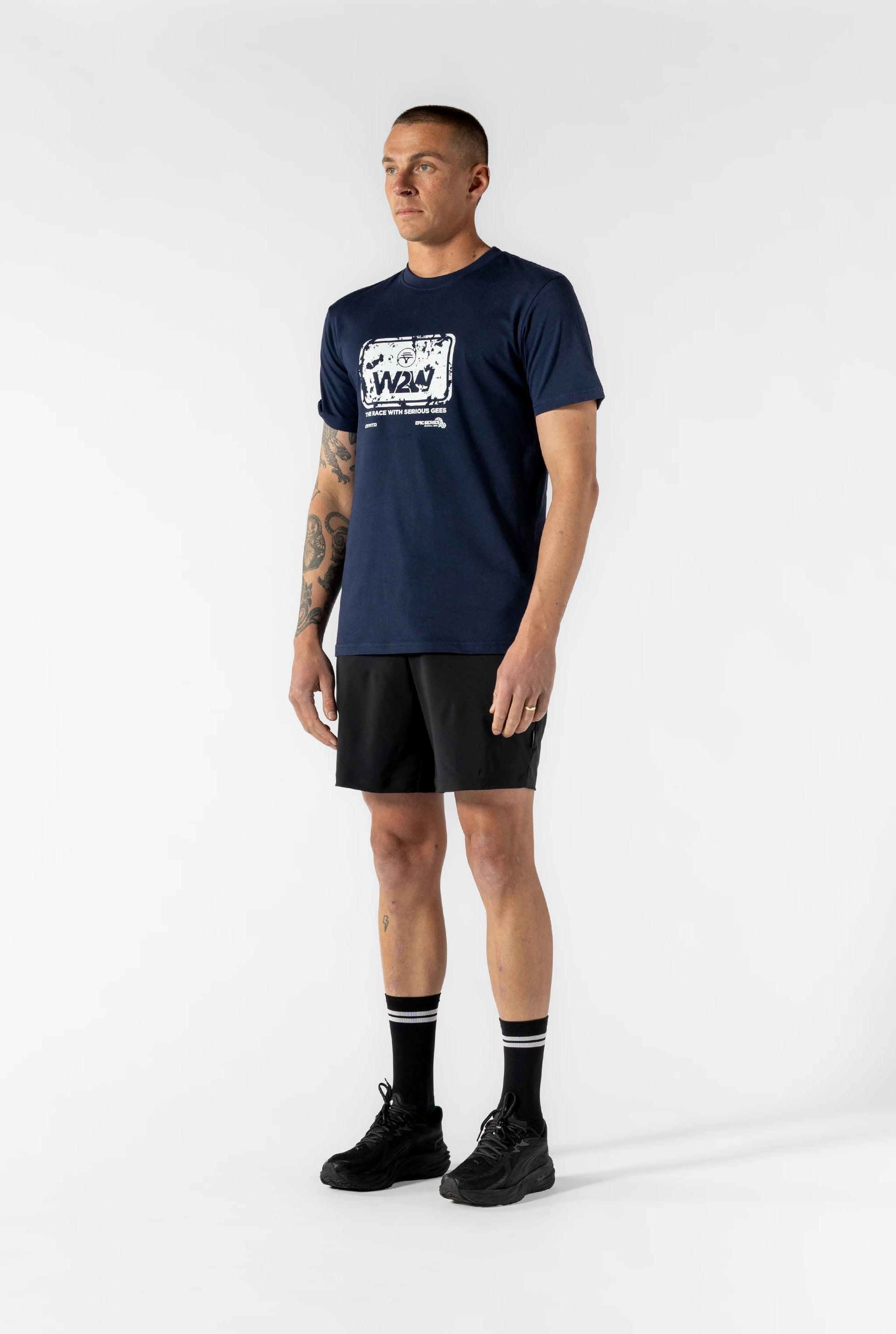 Men's FNB Wines2Whales T Shirt (Navy)