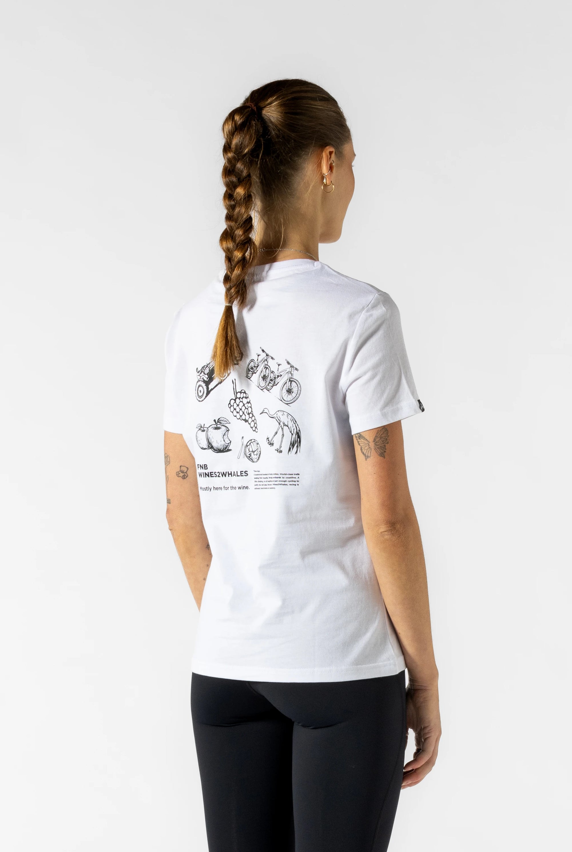 Women's FNB Wines2Whales T Shirt (White)