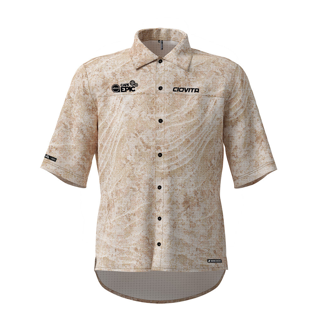 Men&#39;s Absa Cape Epic 2024 Short Sleeve Adventure Shirt (Sand Storm)