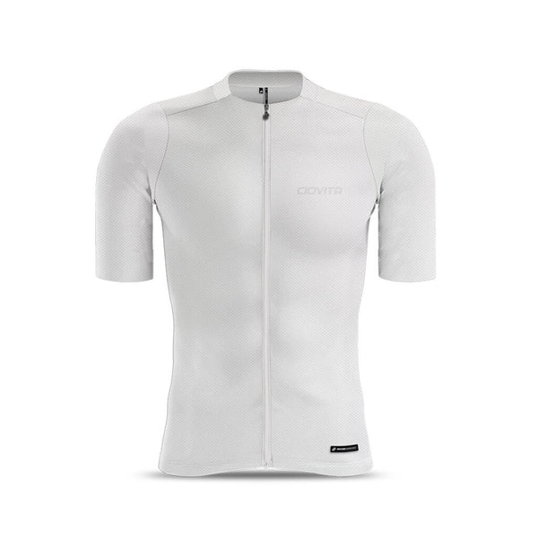 Plain white shop cycling jersey