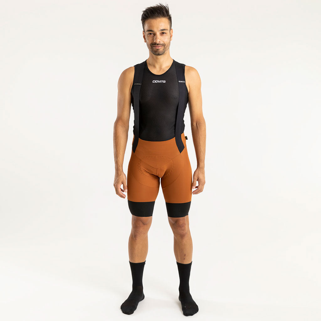 Men&#39;s Supremo Bib Shorts (Rust)