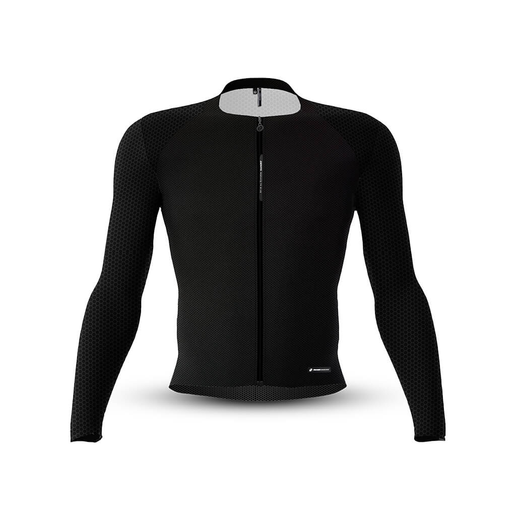 Men's Apex H1 Svelto Long Sleeve Jersey (Black)
