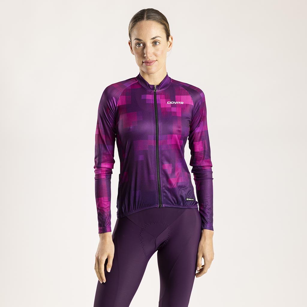 Women&#39;s Pixel Long Sleeve Sport Fit Jersey