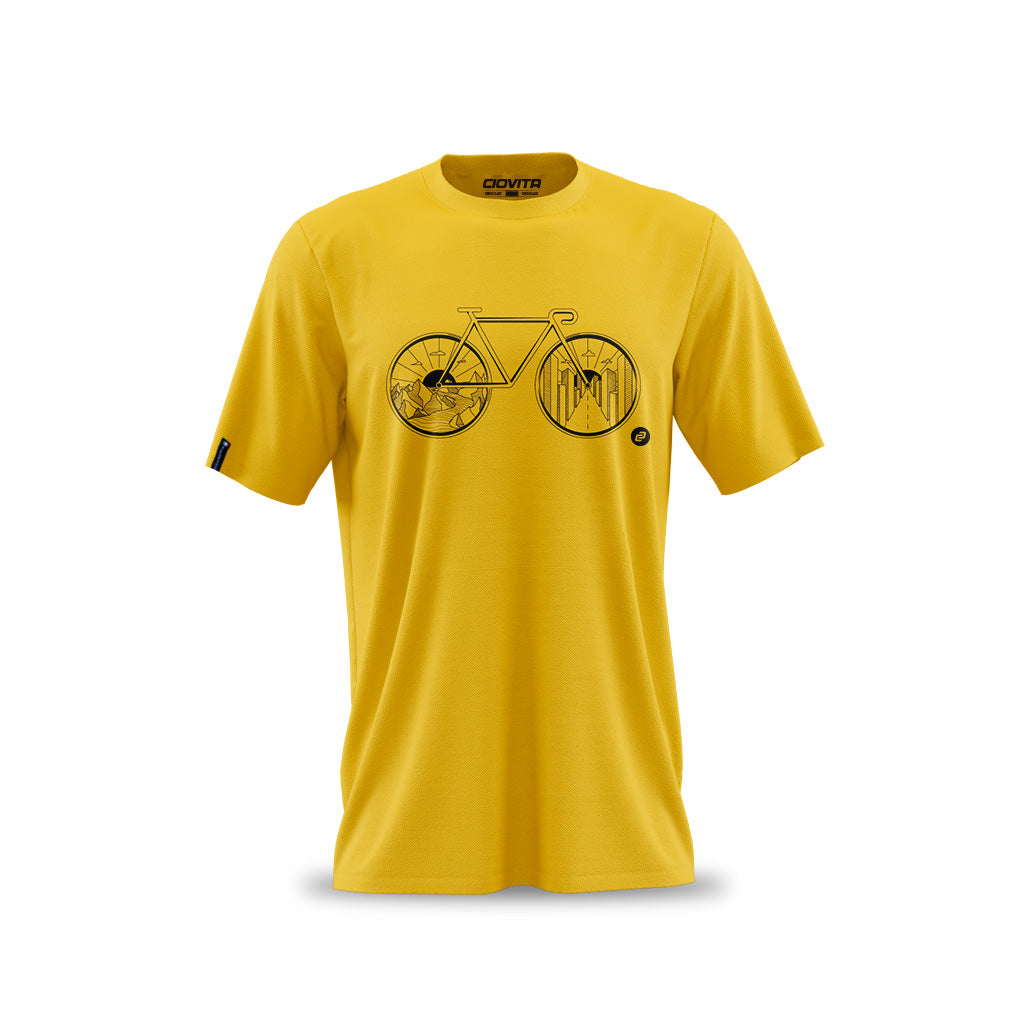 Men&#39;s Mustard Concord Recycled T Shirt