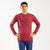 Men's Track Long Sleeve Shirt (Nova Red)