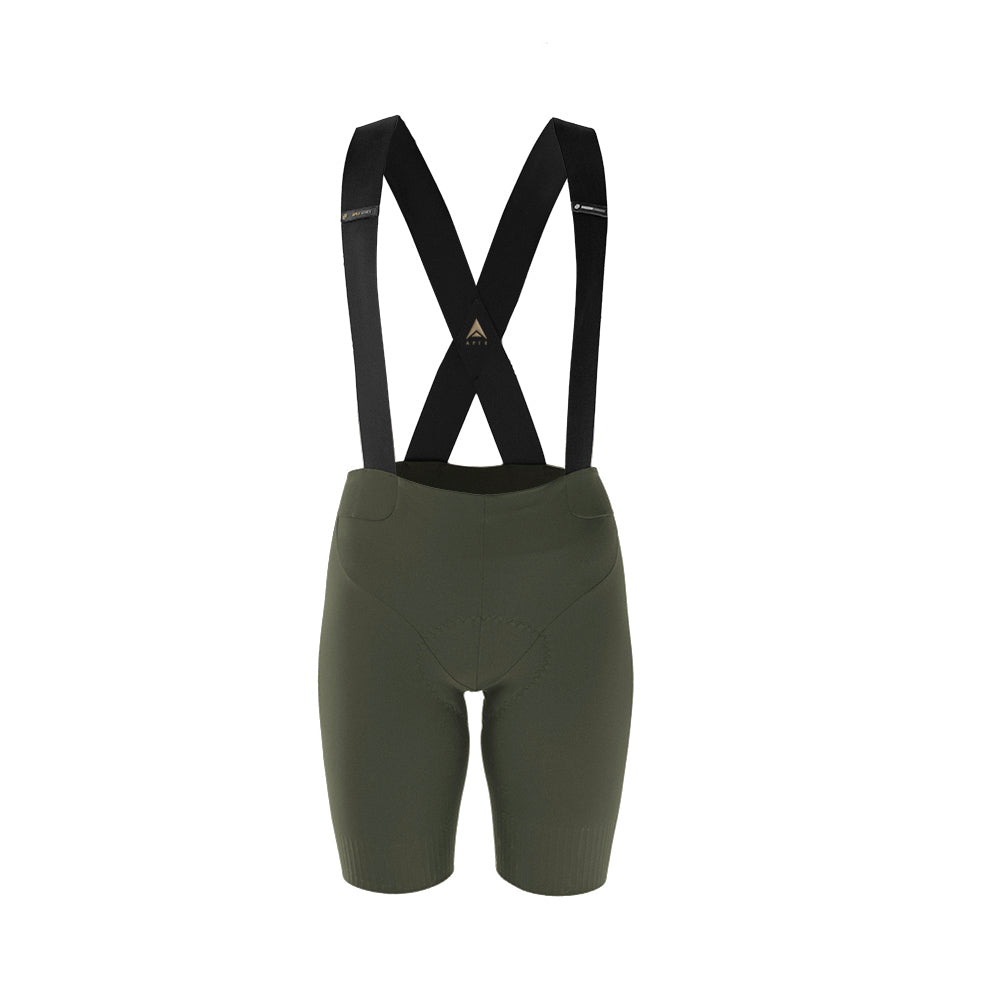 Women&#39;s Apex Elite Bib Shorts (Olive)