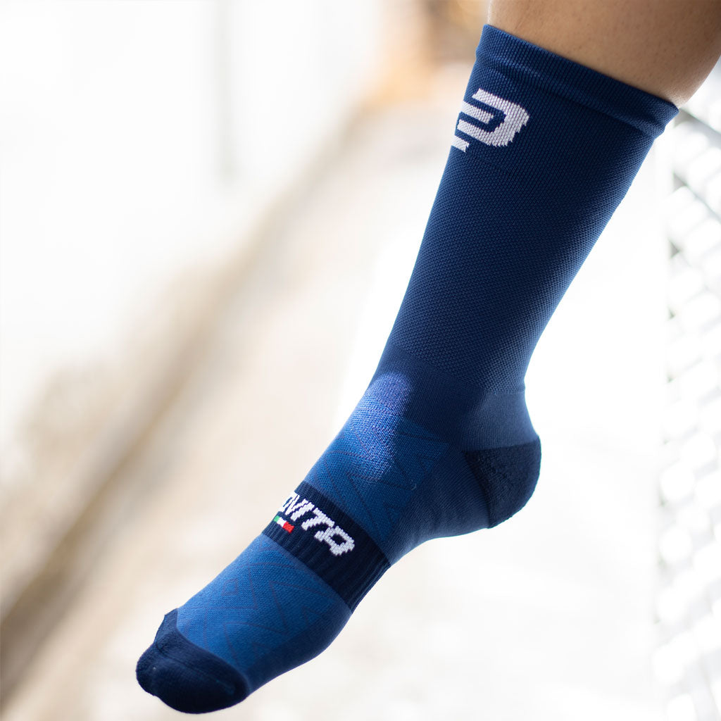 navy blue  cycling sock