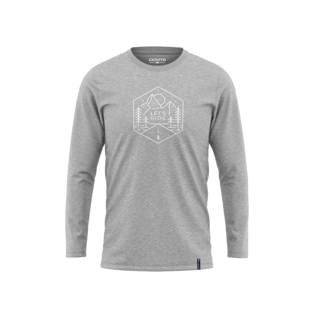 Men&#39;s Diporto Long Sleeve T Shirt (Grey)